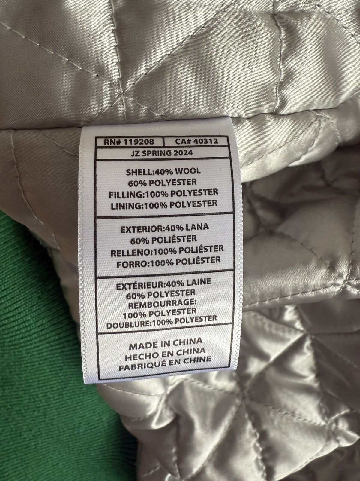 Mitchell & Ness Eagles Varsity Jacket Diana Mitchell and Ness - Size Large Size US L / EU 52-54 / 3 - 4 Thumbnail