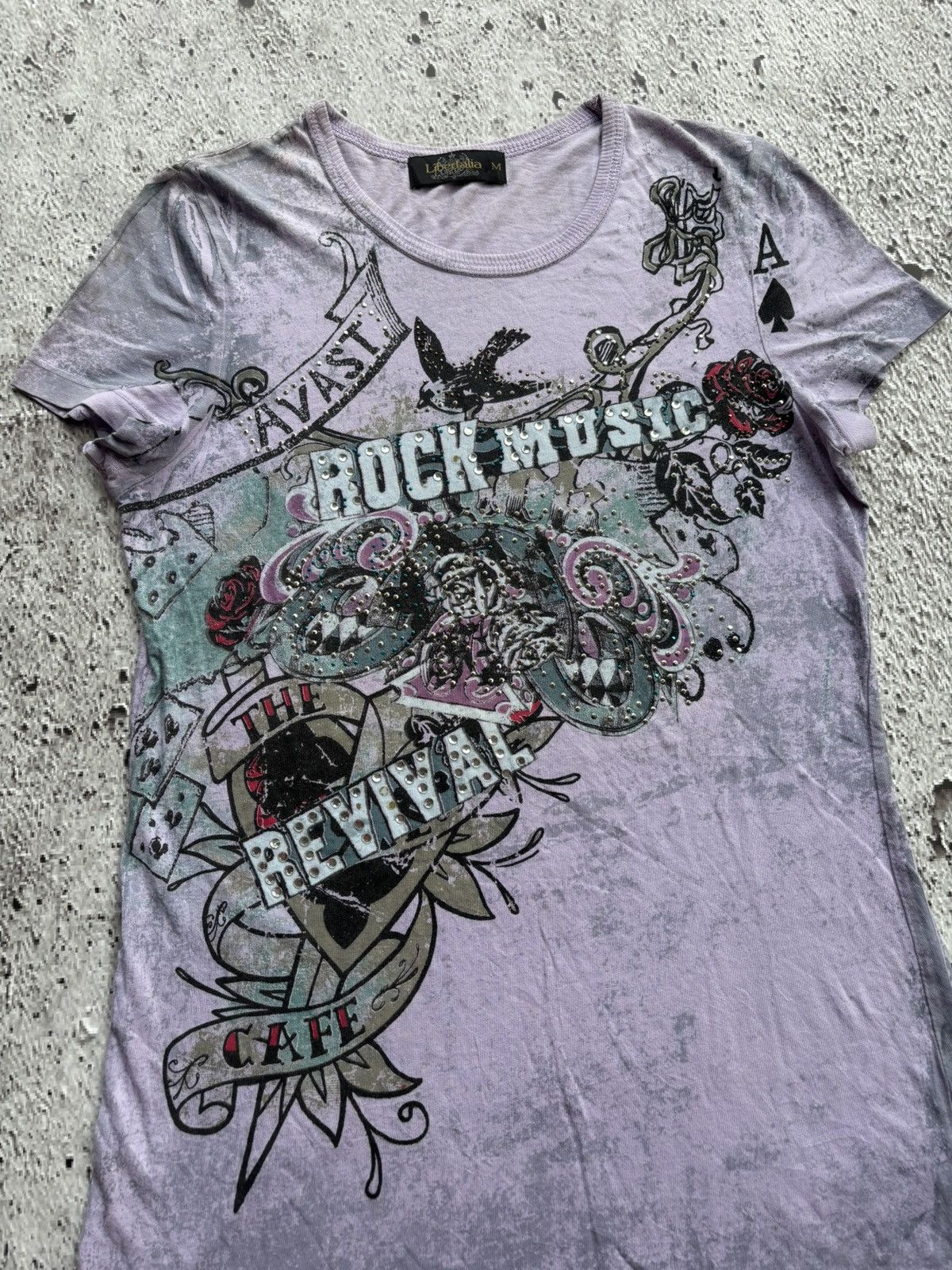 Hysteric Glamour Y2k Libertalia Women's Punk Style Tshirt Size M / US 6-8 / IT 42-44 - 2 Thumbnail