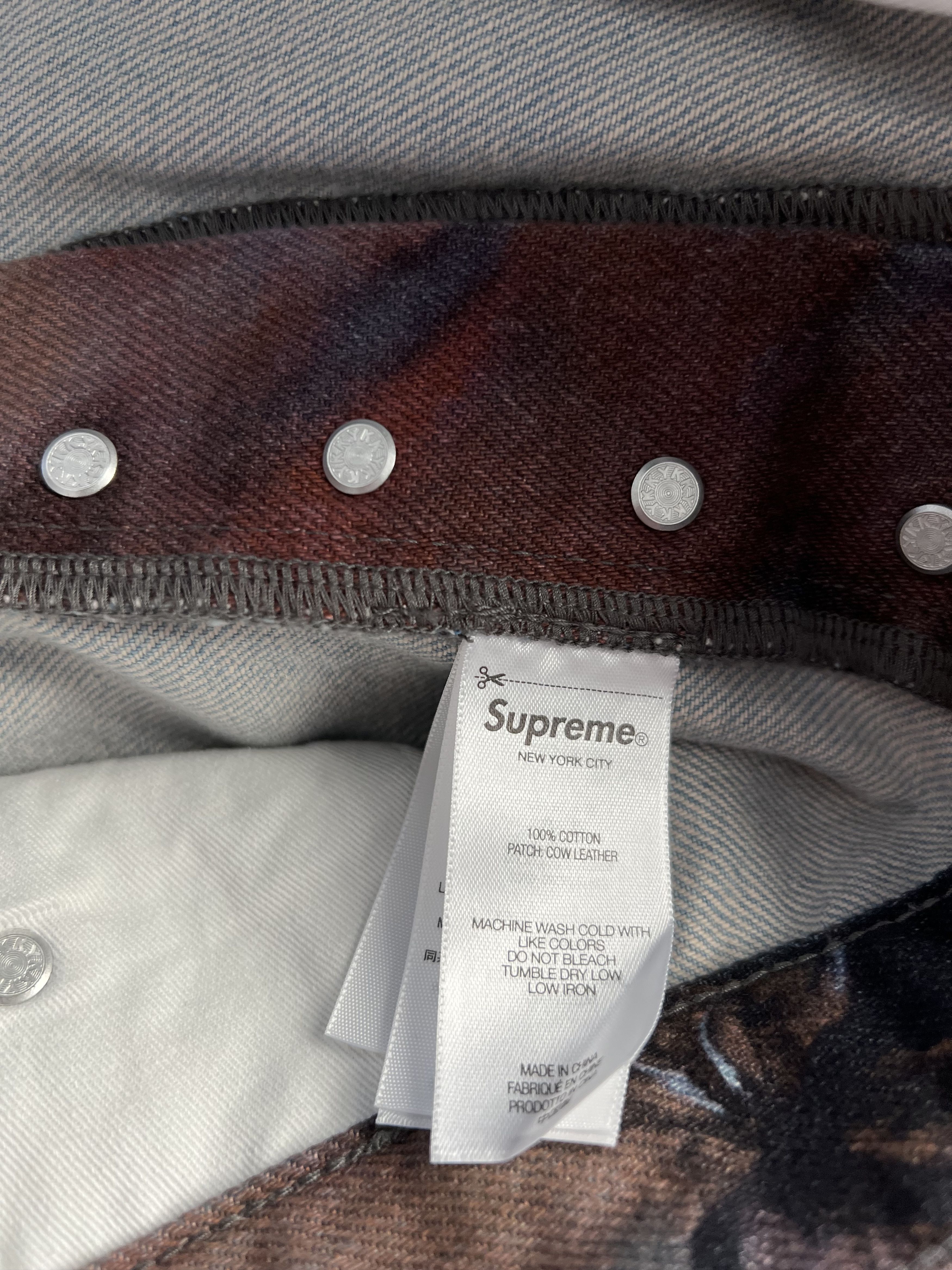 Supreme Supreme Frank Frazetta Loose Fit Jeans Size US 34 / EU 50 - 8 Thumbnail