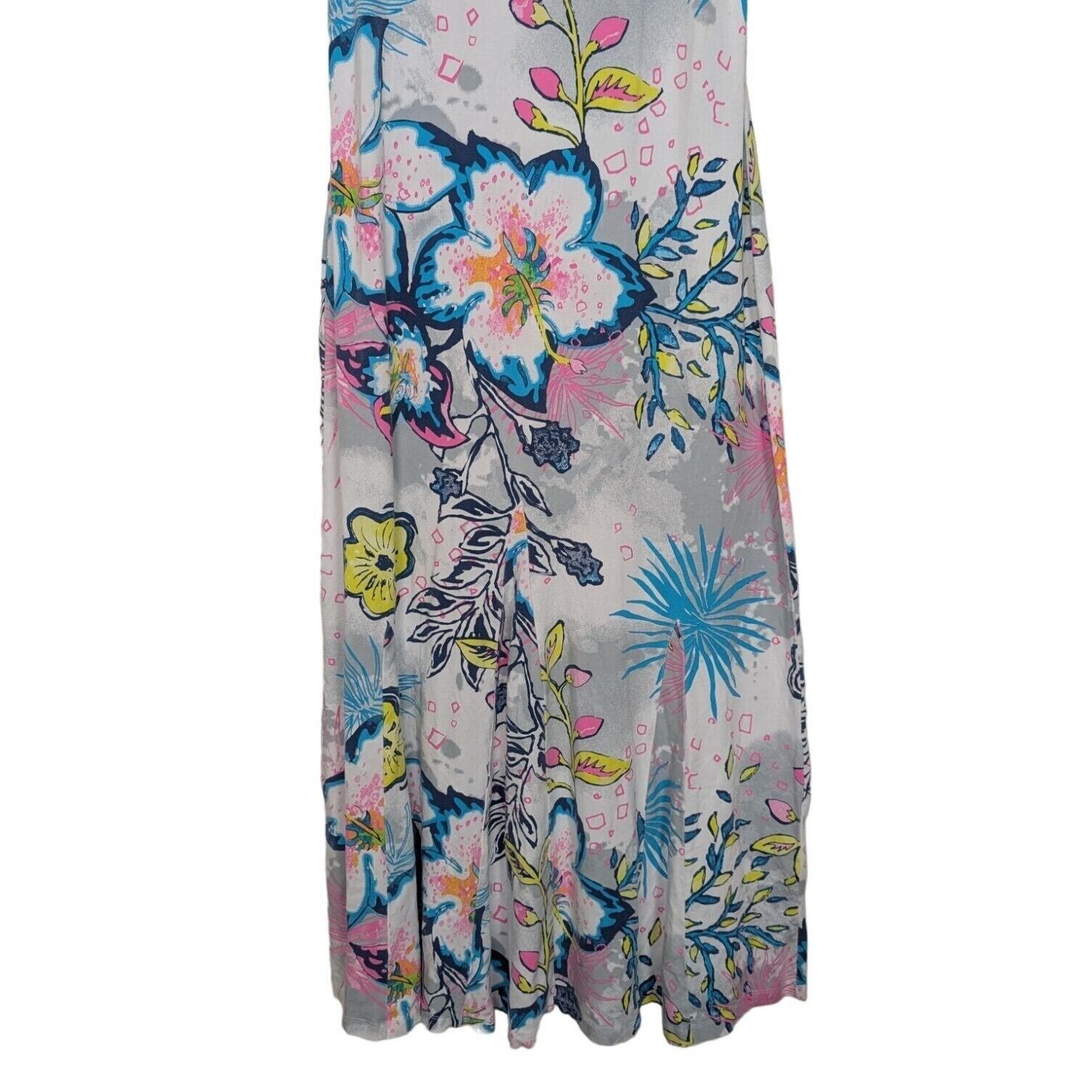 Designer Fresh Produce Floral Cabana Tank Maxi Dress Womens Size M Size M / US 6-8 / IT 42-44 - 4 Thumbnail