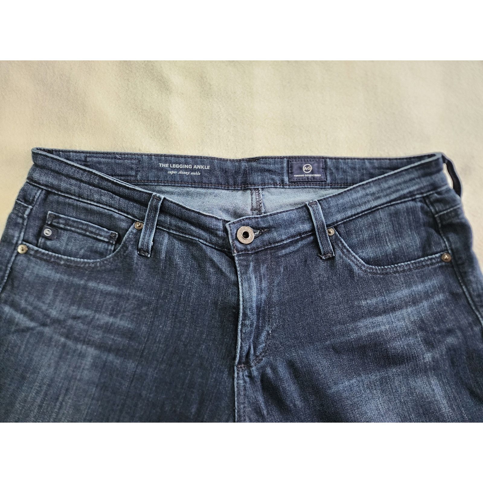 AG Adriano Goldschmied Adriano Goldschmeid Size 28 Womens The Legging Ankle Jeans Size 28" / US 6 / IT 42 - 3 Thumbnail