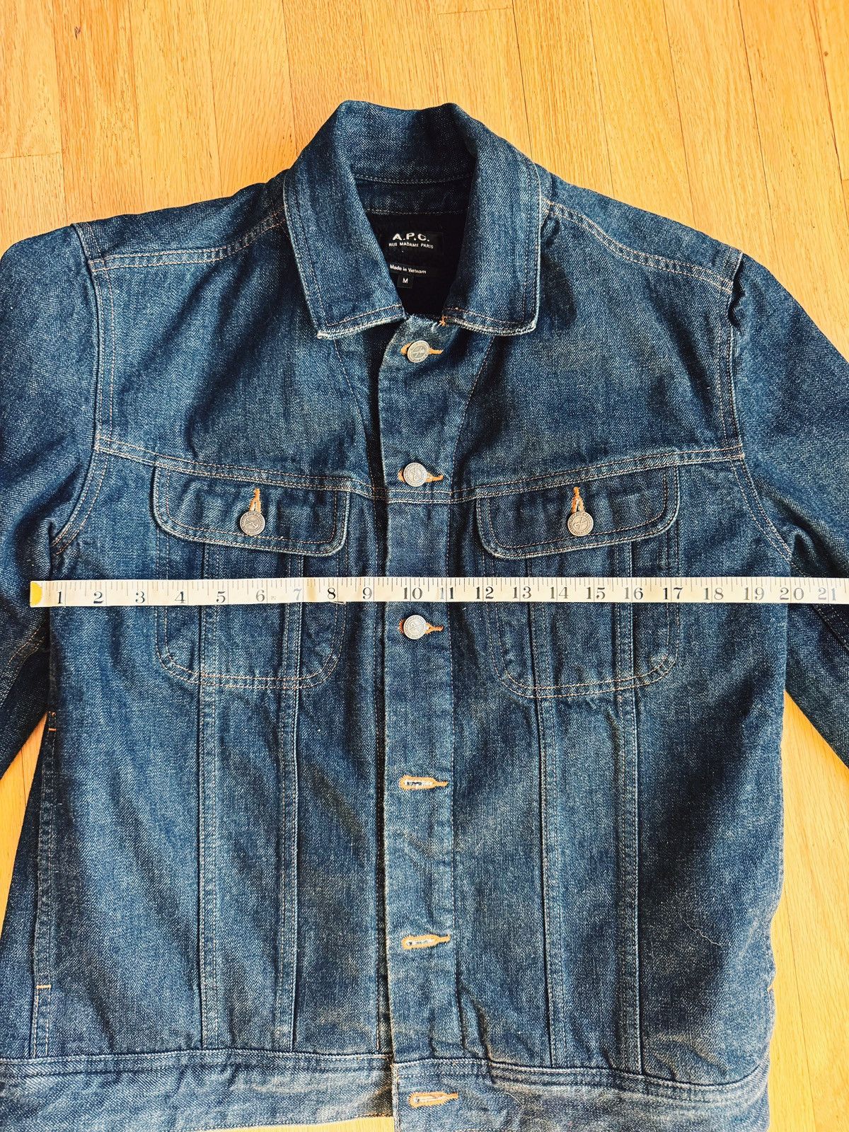 A.P.C. A.P.C. Type III Denim Sherpa Jacket Size US M / EU 48-50 / 2 - 2 Thumbnail
