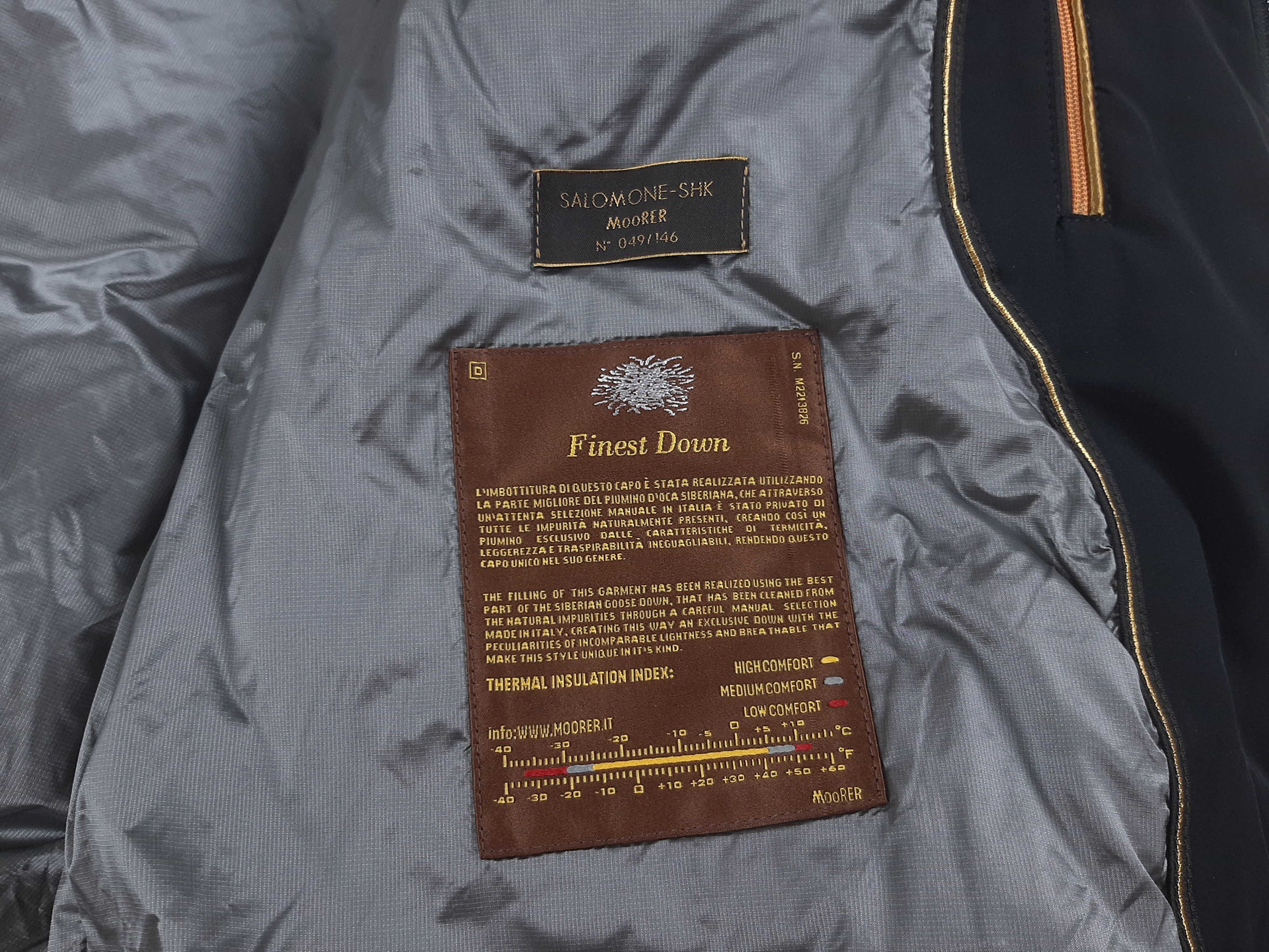 MooRER Moorer Salomone-SHK Jacket Black Men's Size IT 50 L Size US M / EU 48-50 / 2 - 17 Thumbnail