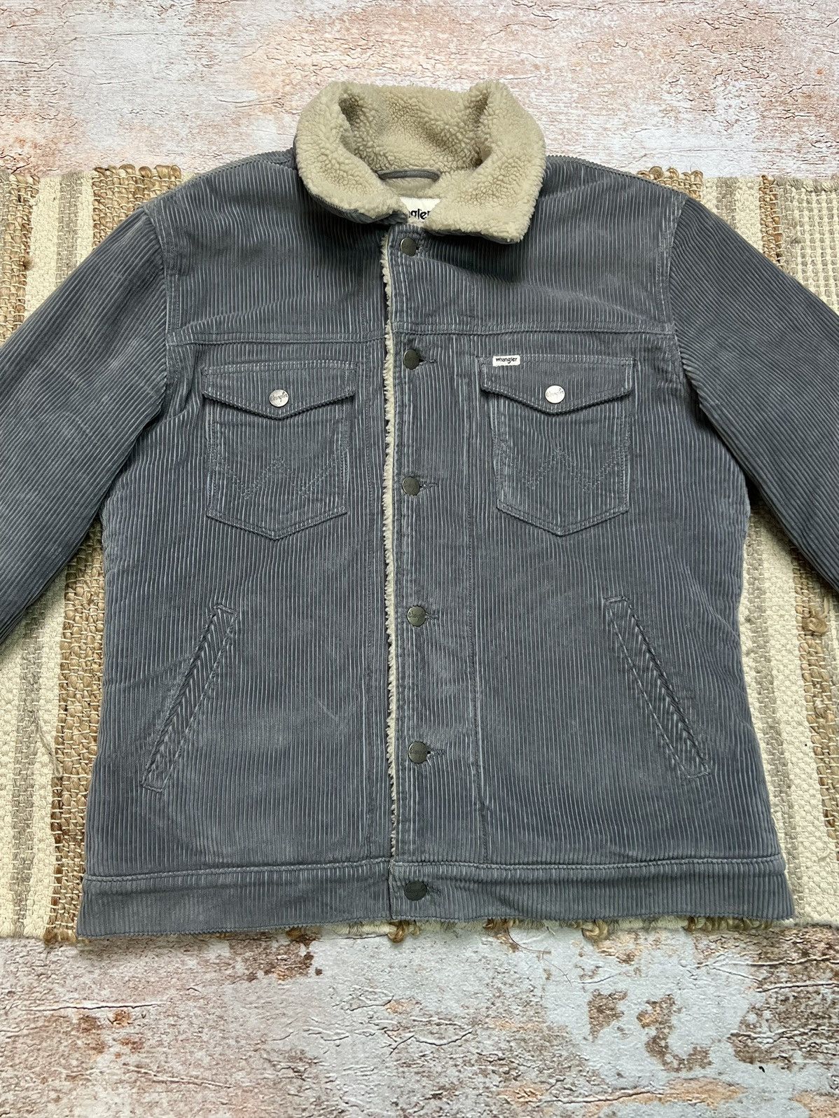 Vintage × Wrangler Wrangler vintage corduroy sherpa jacket Size US L / EU 52-54 / 3 - 2 Thumbnail