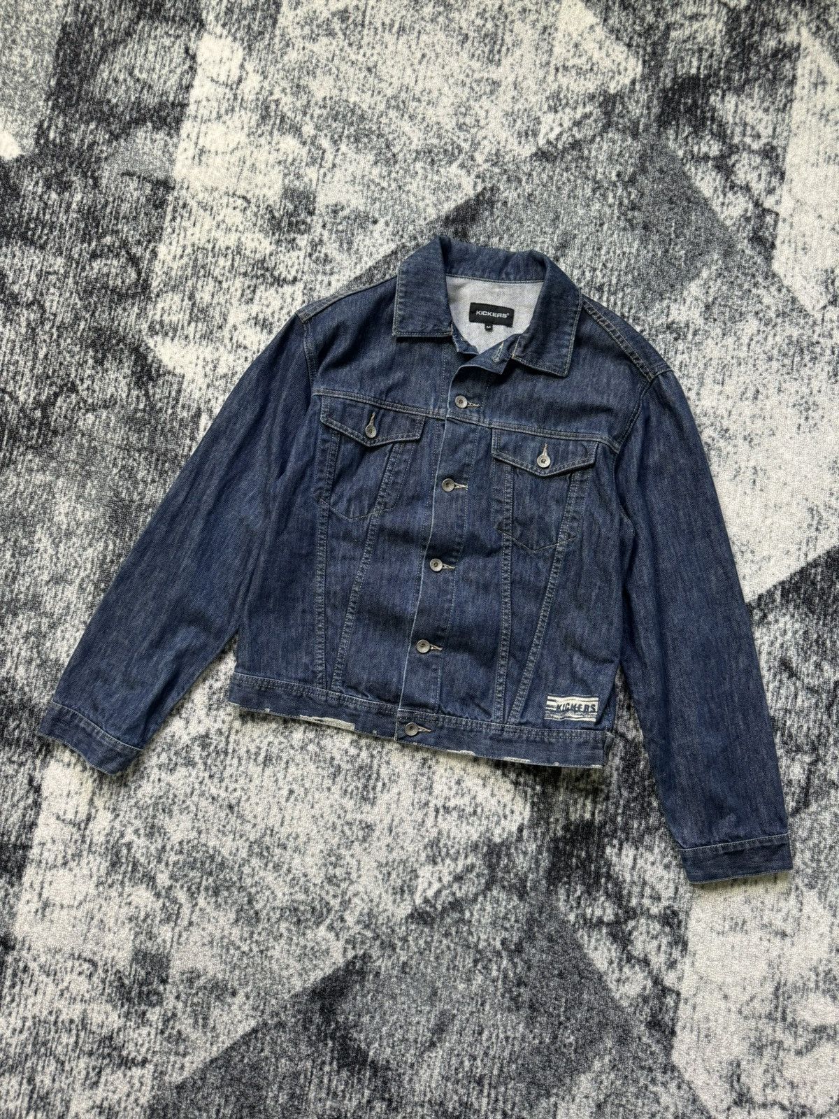 Kickers Vintage Kickers Denim style Jacket Y2K 90s rap Overcoat Size US M / EU 48-50 / 2 - 1 Thumbnail