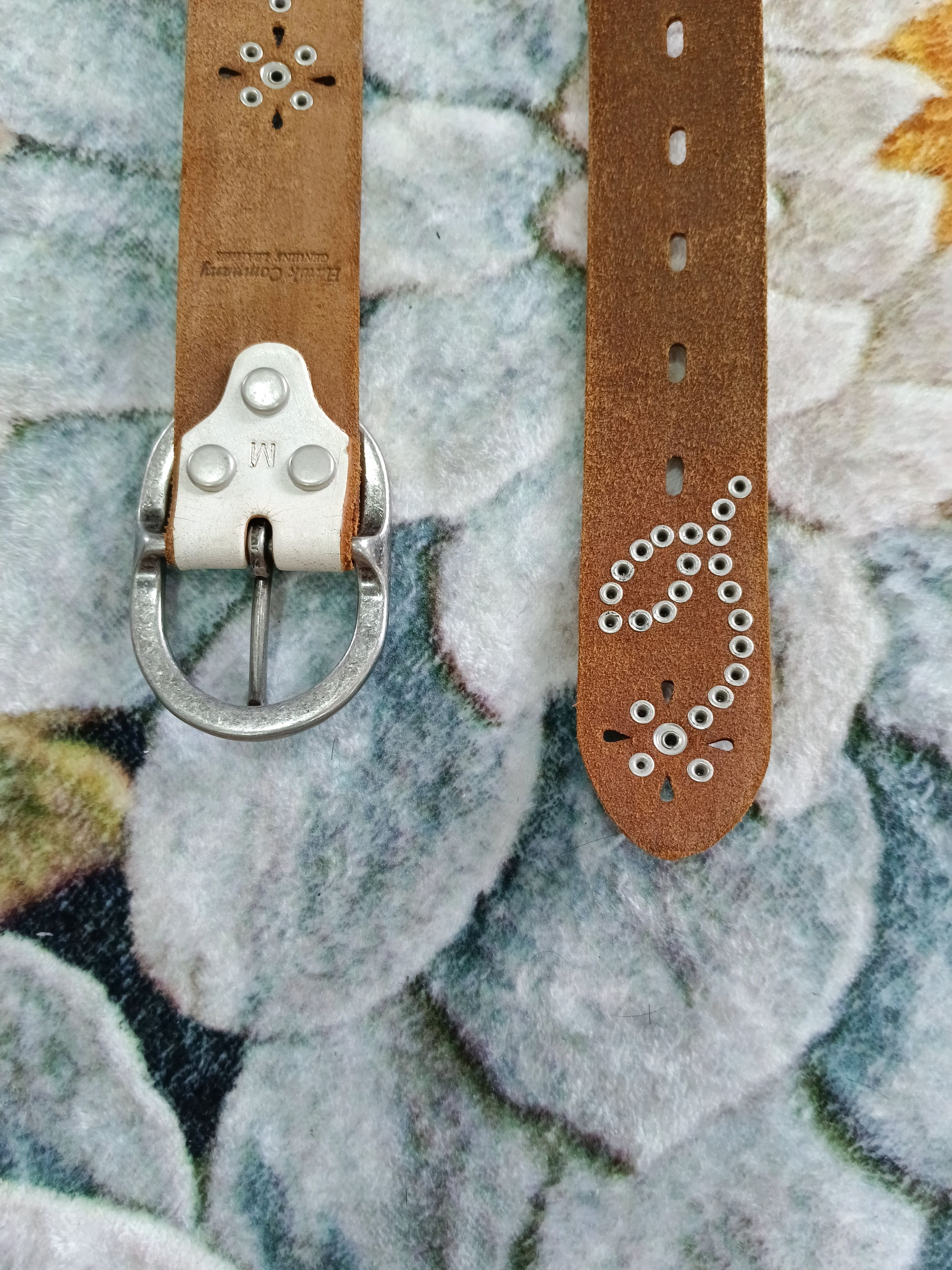 Hawk × Leather OG🔥GRAIL HAWK COMPANY STUDDED LEATHER Size ONE SIZE - 4 Thumbnail
