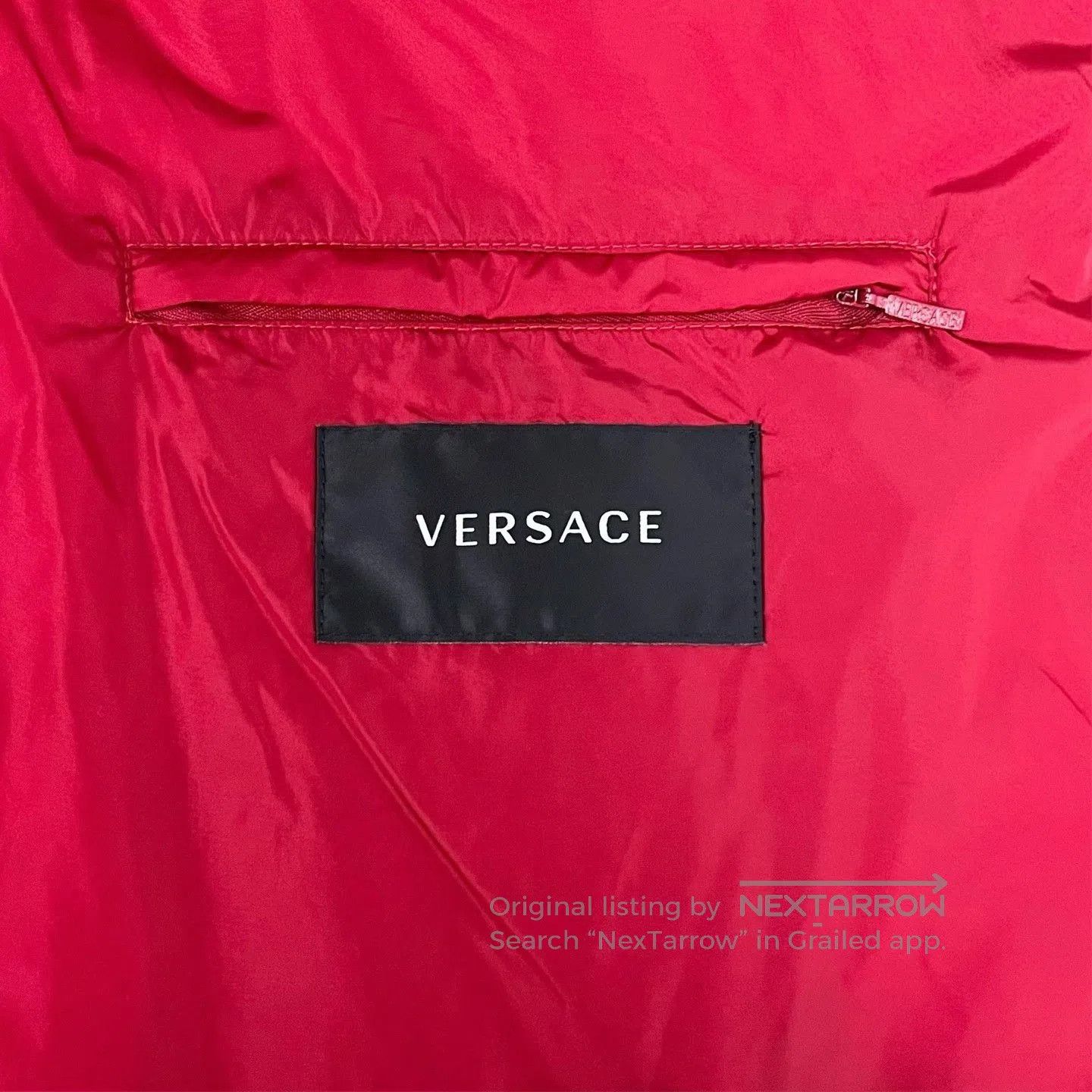 Versace Versace Greek Key Logo Detachable Sleeve Down Jacket. Size US M / EU 48-50 / 2 - 5 Thumbnail