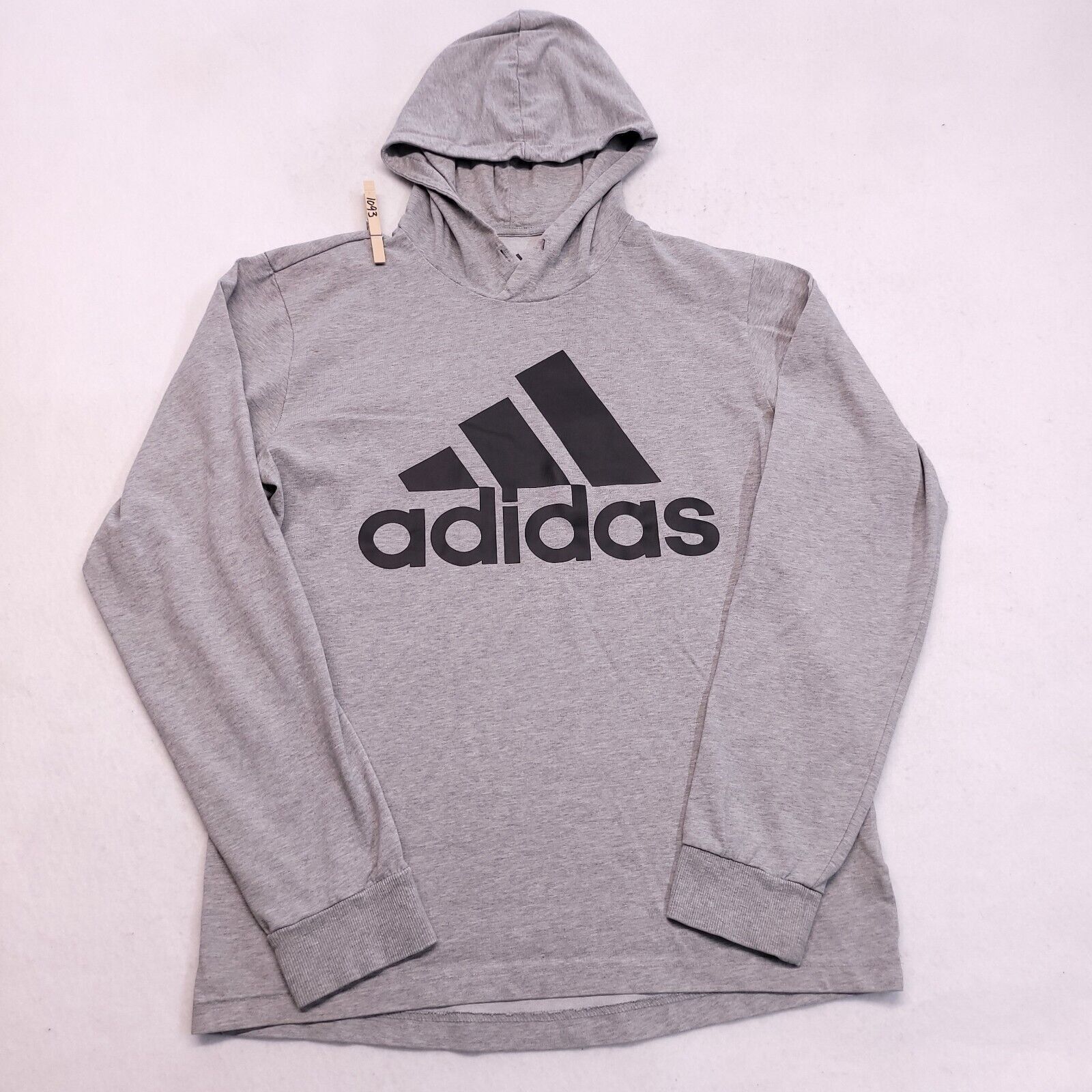 Adidas Adidas Hooded Pullover Sweatshirt Mens Size Small S Gray Size US S / EU 44-46 / 1 - 2 Thumbnail
