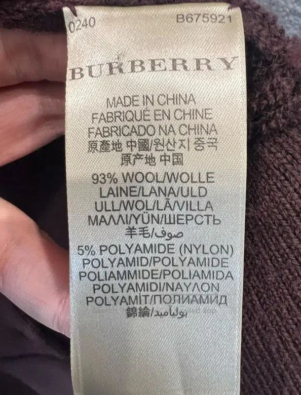 Burberry Burberry Brown Wool Sweater for Women. Size S / US 4 / IT 40 - 5 Thumbnail