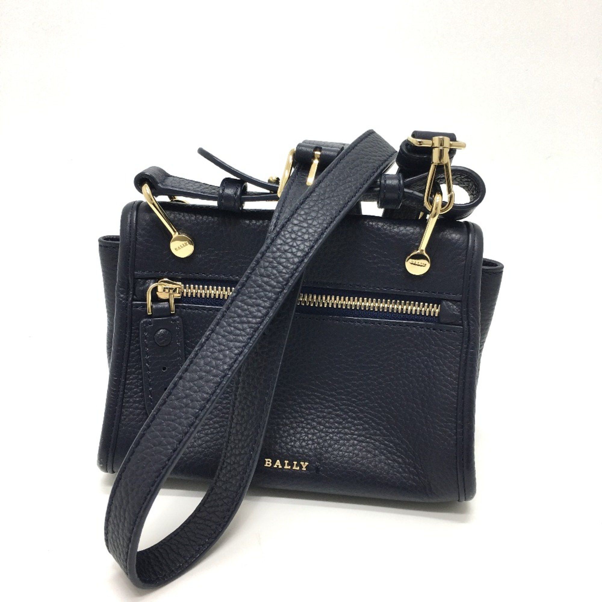 Bally Barry logo Bag 2WAY Shoulder Bag Navy Size ONE SIZE - 1 Thumbnail