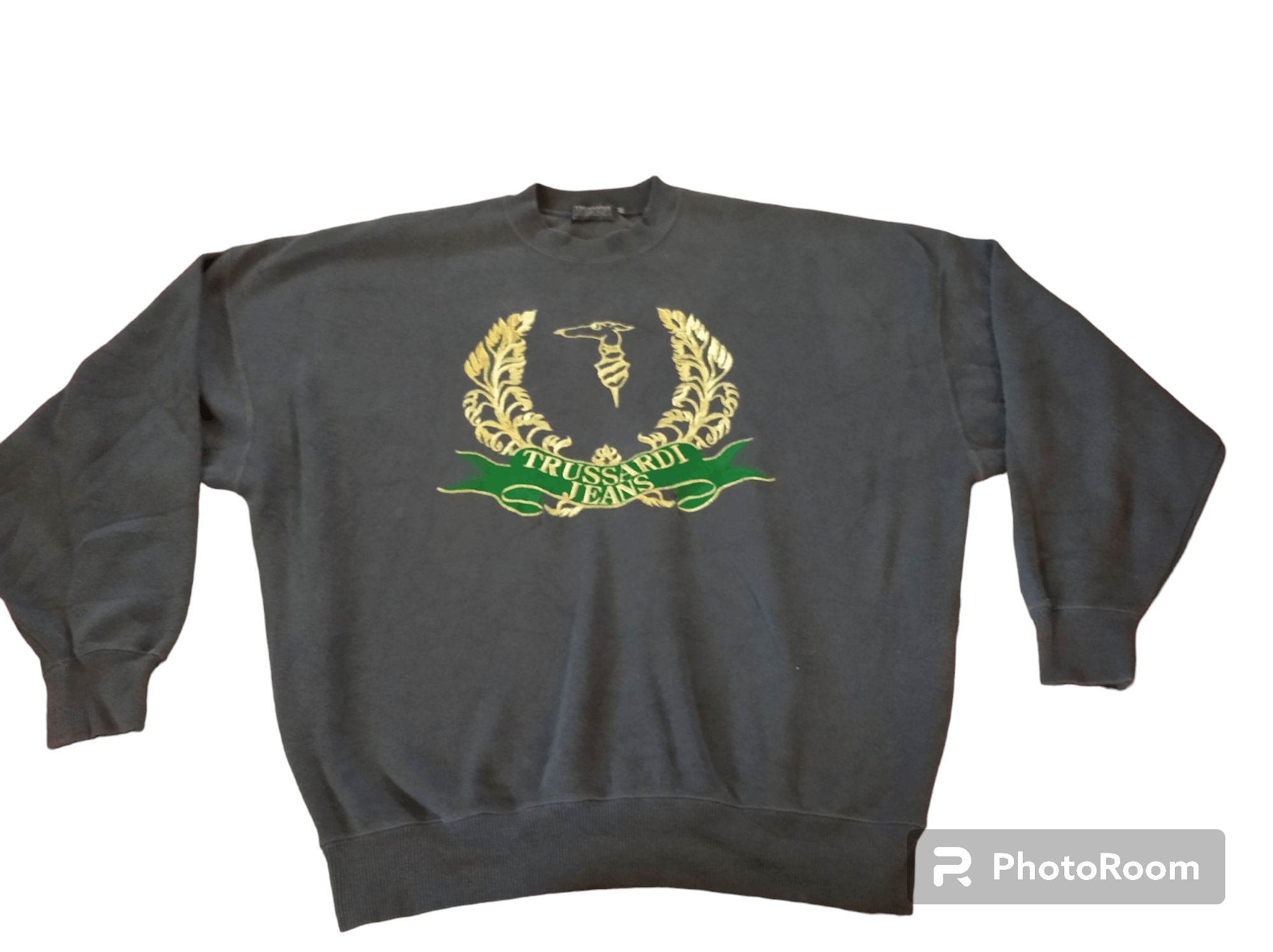 image of Trussardi Jeans Big Logo Sweatshirt, Men's (Size Medium)