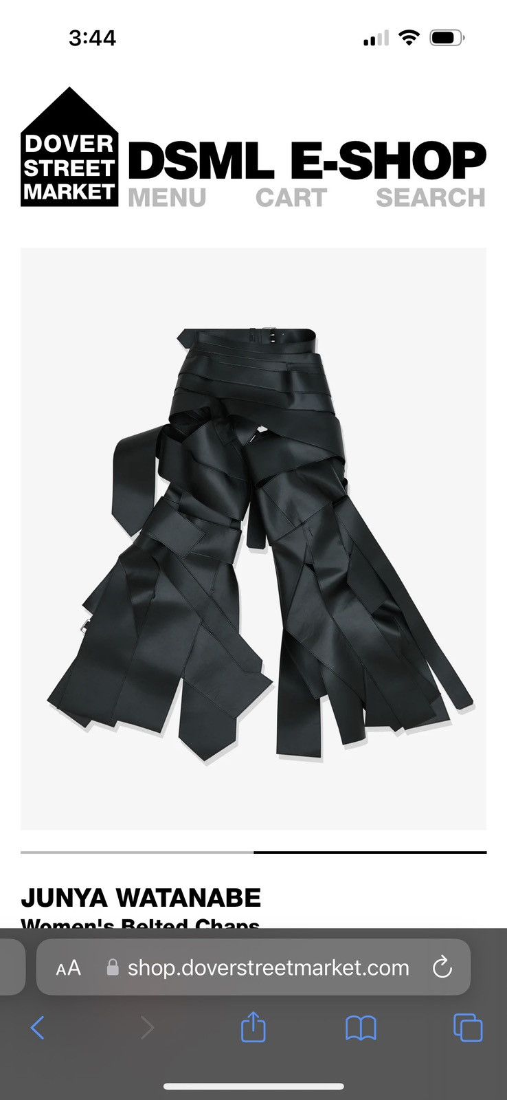 Junya Watanabe JUNYA A/W 24 Leather Chaps Size 26" / US 2 / IT 38 - 5 Thumbnail