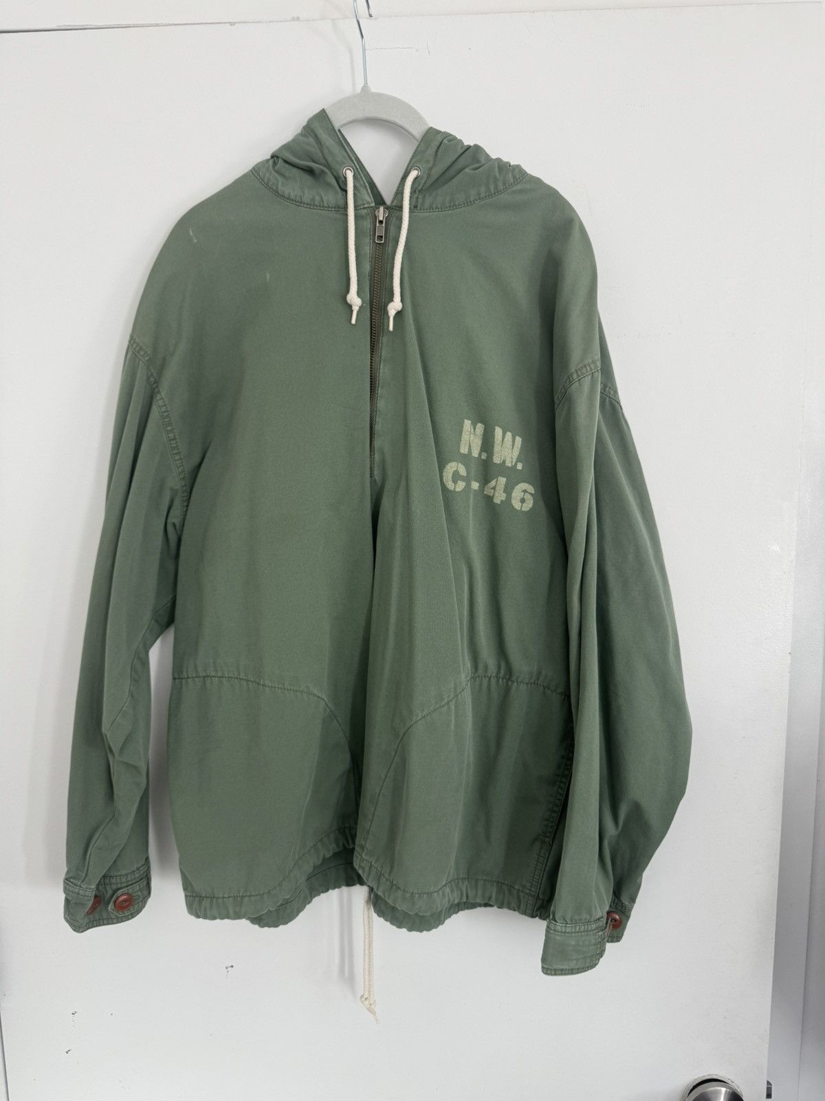 Gap × Vintage Vintage Military Pullover Jacket Size US M / EU 48-50 / 2 - 2 Thumbnail