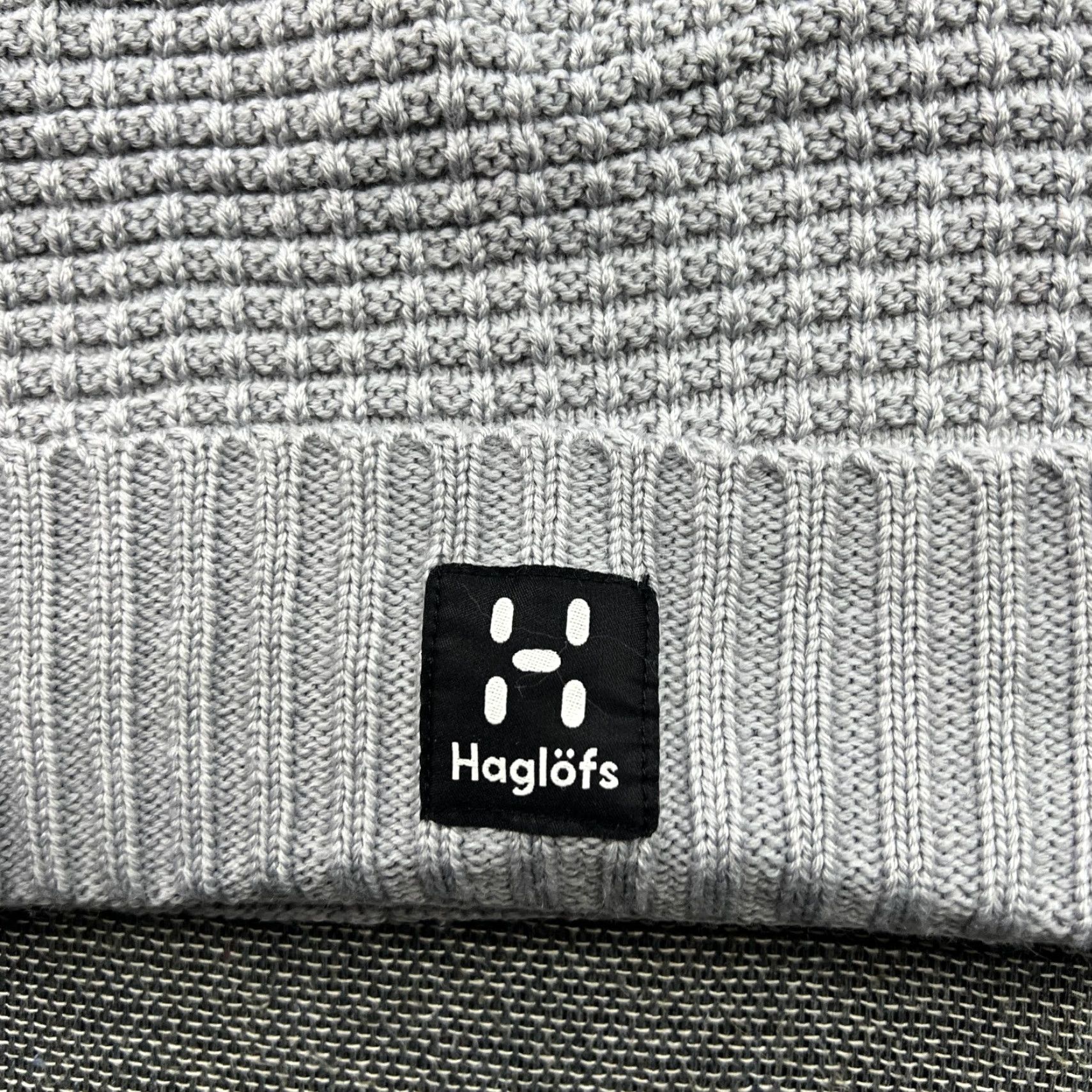 Vintage Haglofs Beanie One Size OSFA Cuffed Wool Blend knitted Gray Unisex Adults Stretch Quick Dry Hats Size ONE SIZE - 2 Thumbnail