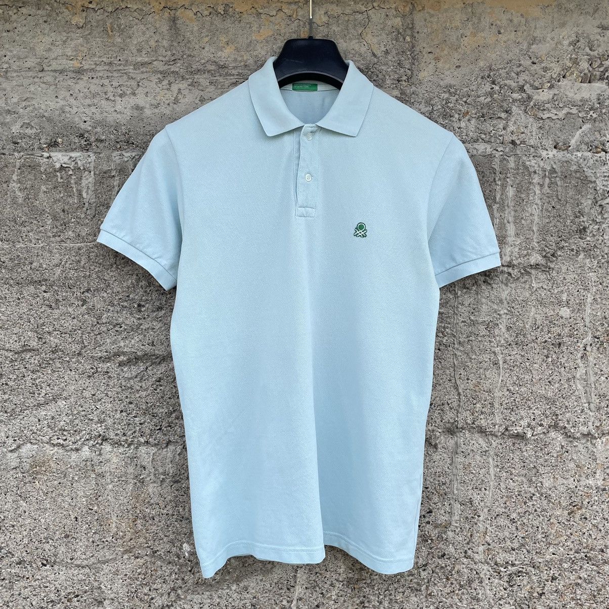 Benetton Vintage Benetton Polo Basic Fit Y2K Old Money Size US S / EU 44-46 / 1 - 1 Thumbnail