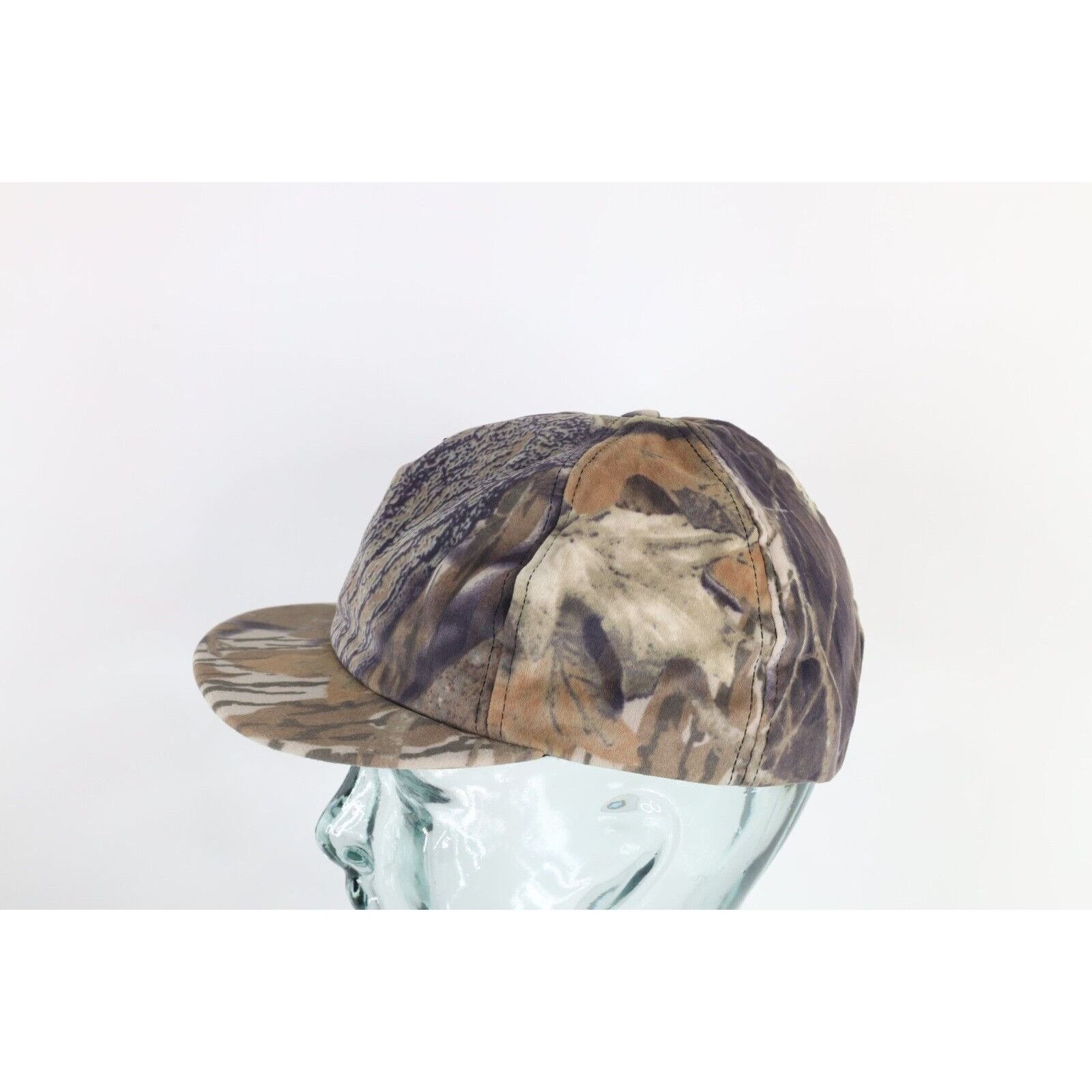 Vintage Vintage 80s Streetwear Camouflage Short Bill Hunting Hat Size ONE SIZE - 2 Thumbnail