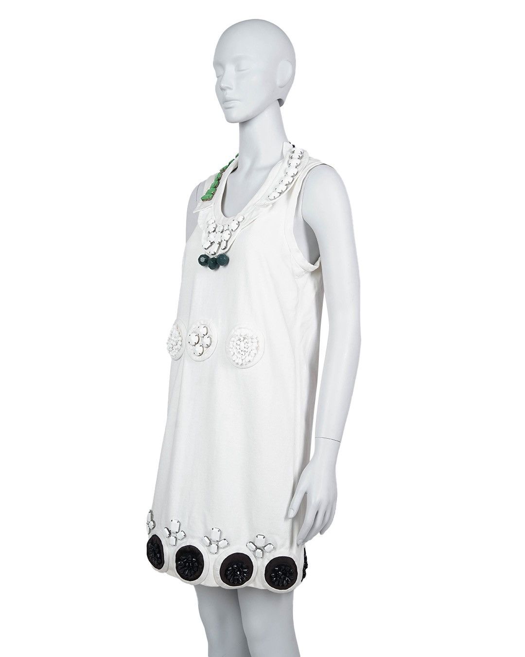 Prada Prada S/S2003 Beadwork Dress Size M / US 6-8 / IT 42-44 - 8 Thumbnail