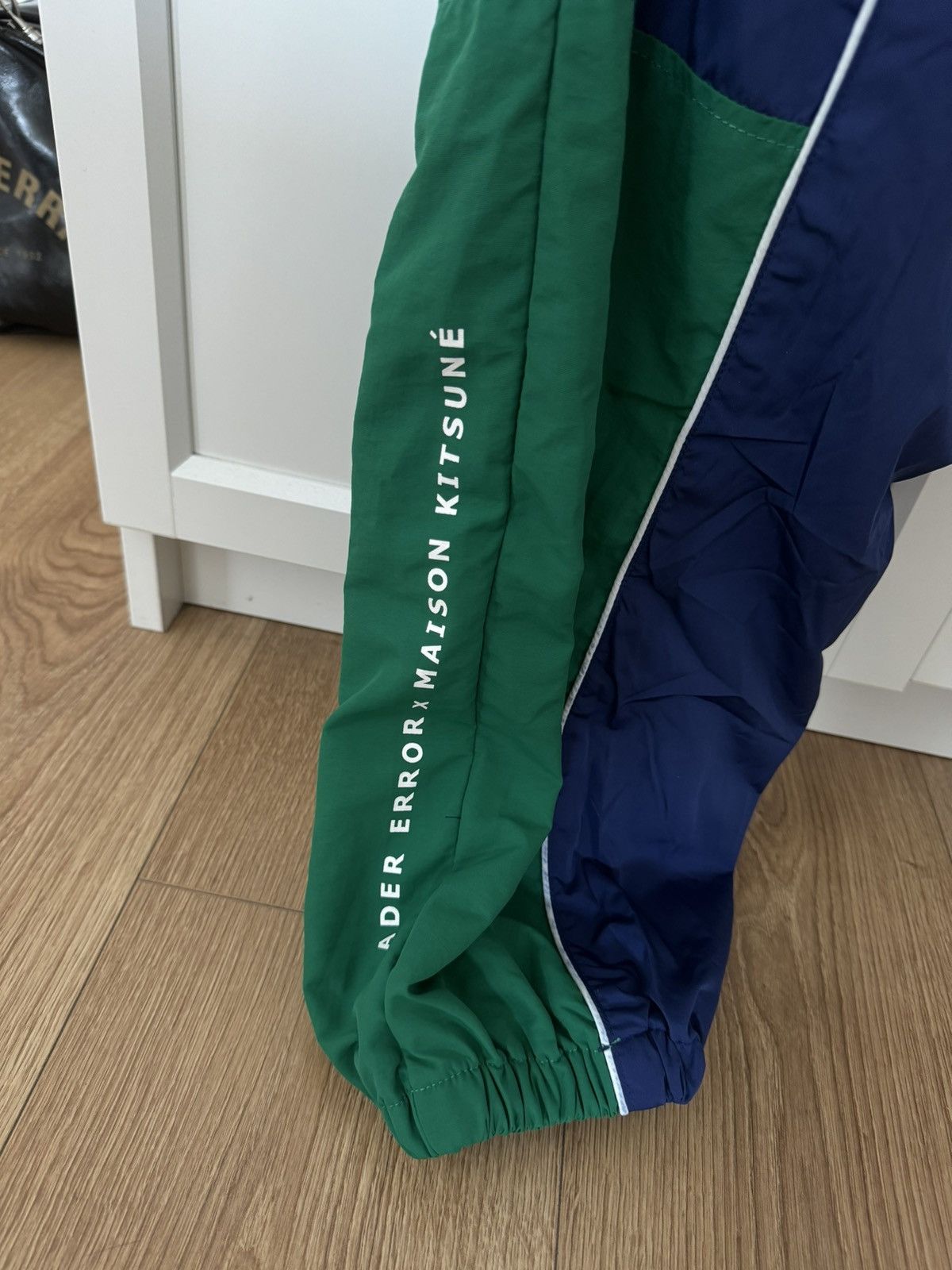 Ader Error × Maison Kitsune Ader Error x Maison Kitsune Line Track Pants sweatpants Size US 34 / EU 50 - 2 Thumbnail