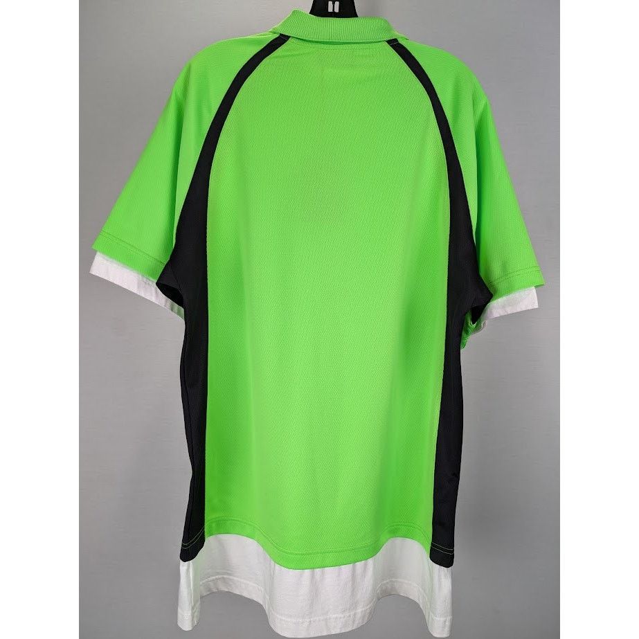 Balenciaga o1rshd1 Layered S/S Polo Shirt Pique in Green-Dark Green Size US XXS / EU 40 - 8 Thumbnail