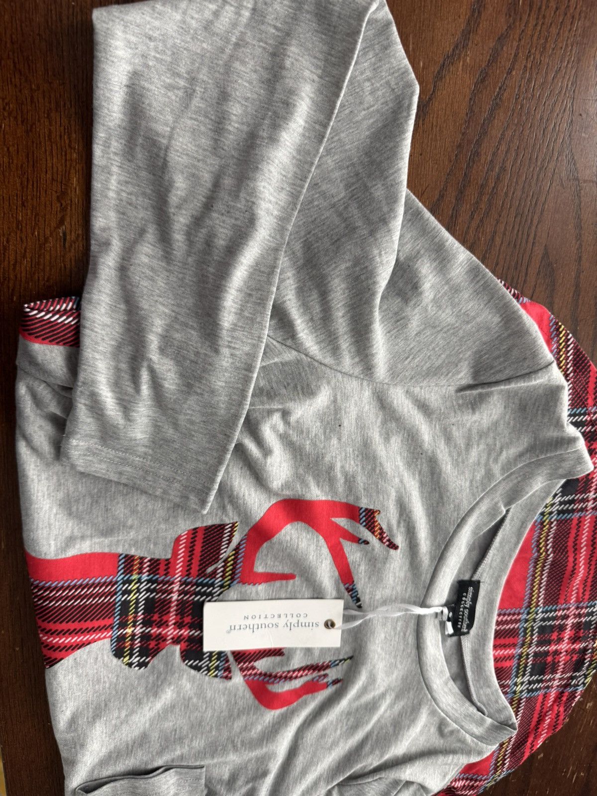 Southern Tide Simply Southern oh Deer Plaid Hi Low pajamas cozy tunic free Size S / US 4 / IT 40 - 8 Thumbnail