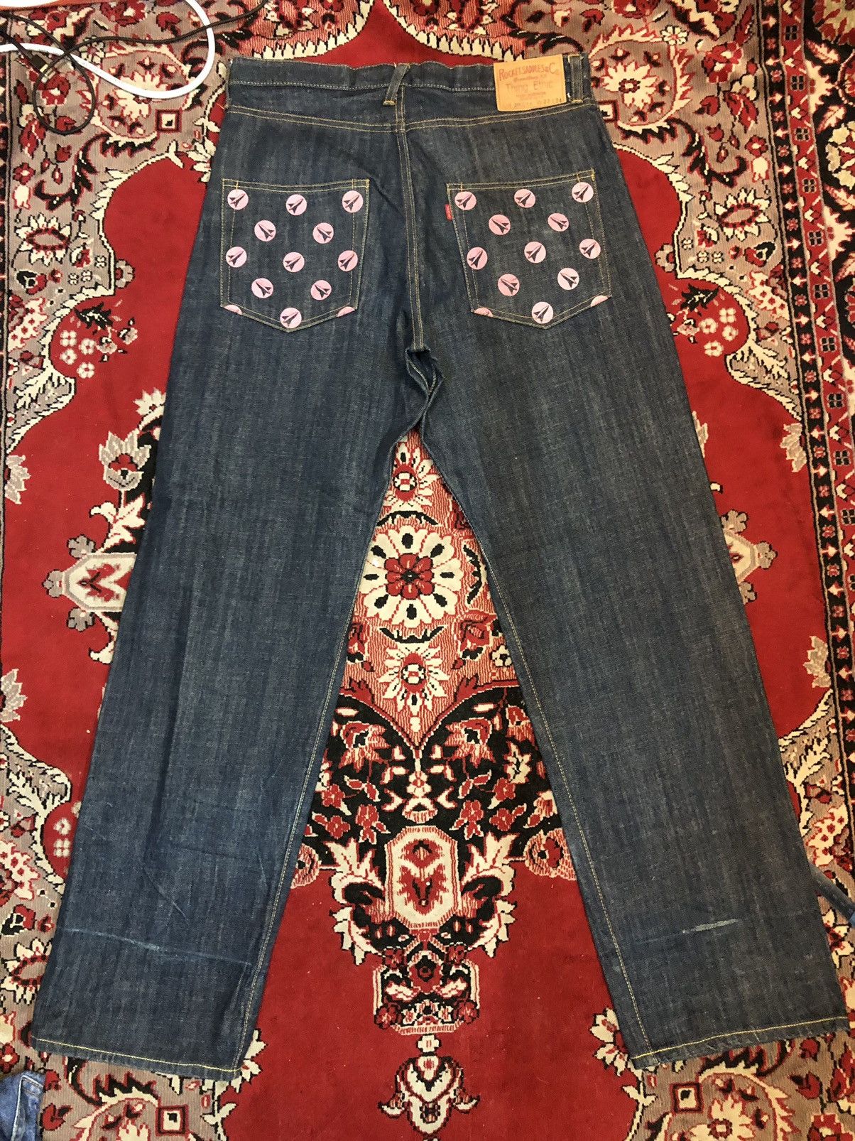 Japanese Brand Japan brand denim jeans rocket seddles & co Size US 32 / EU 48 - 5 Thumbnail