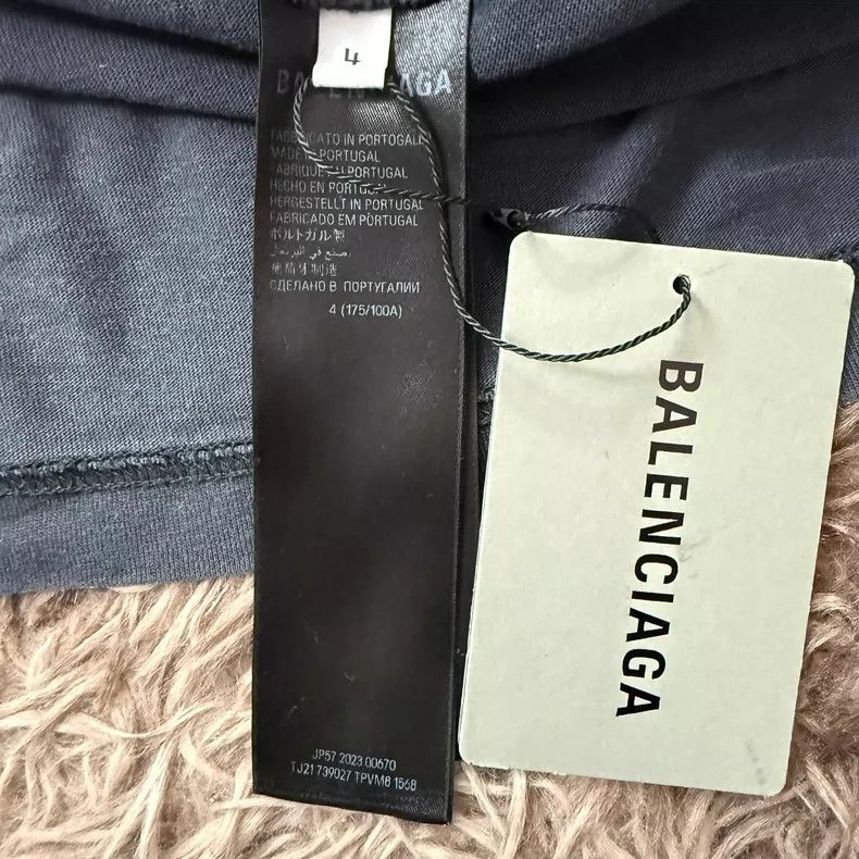 Balenciaga 23ss Disaster Limit Flame Long Sleeve Sweatshirt