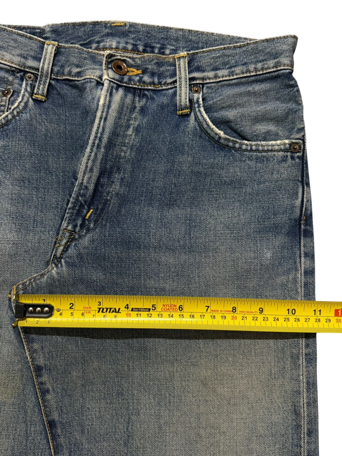 Edwin Vintage 90s Edwin 505xx Selvedge Blue Faded Regular Straight Size US 30 / EU 46 - 13 Thumbnail