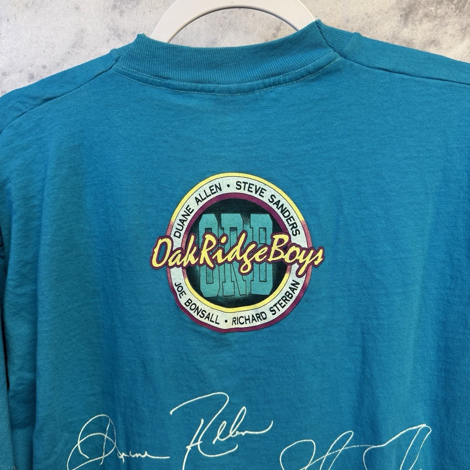 Band Tees Vintage The Oak Ridge Boys Band Shirt Men’s XL 22.5x29.5 Blu Size US XL / EU 56 / 4 - 7 Thumbnail
