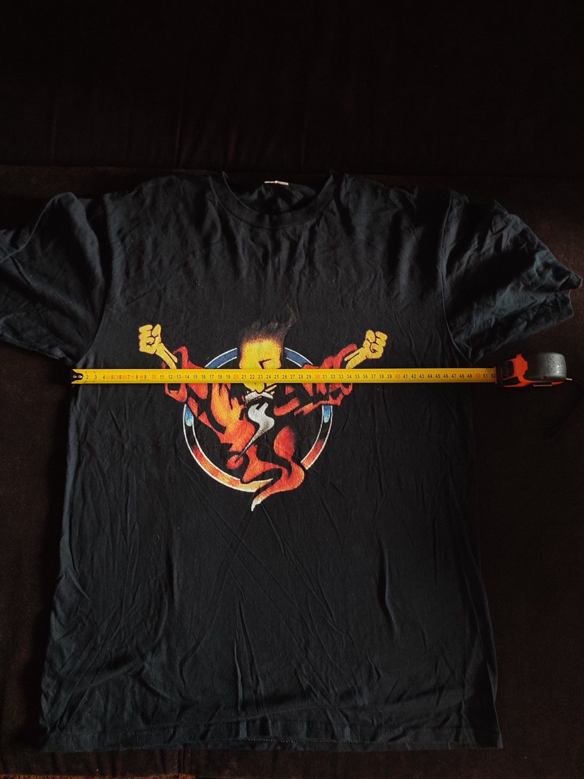 Thunderdome × Vintage Vintage 90s Thunderdome Rare Band Big logo Gabber tee Size US M / EU 48-50 / 2 - 8 Thumbnail