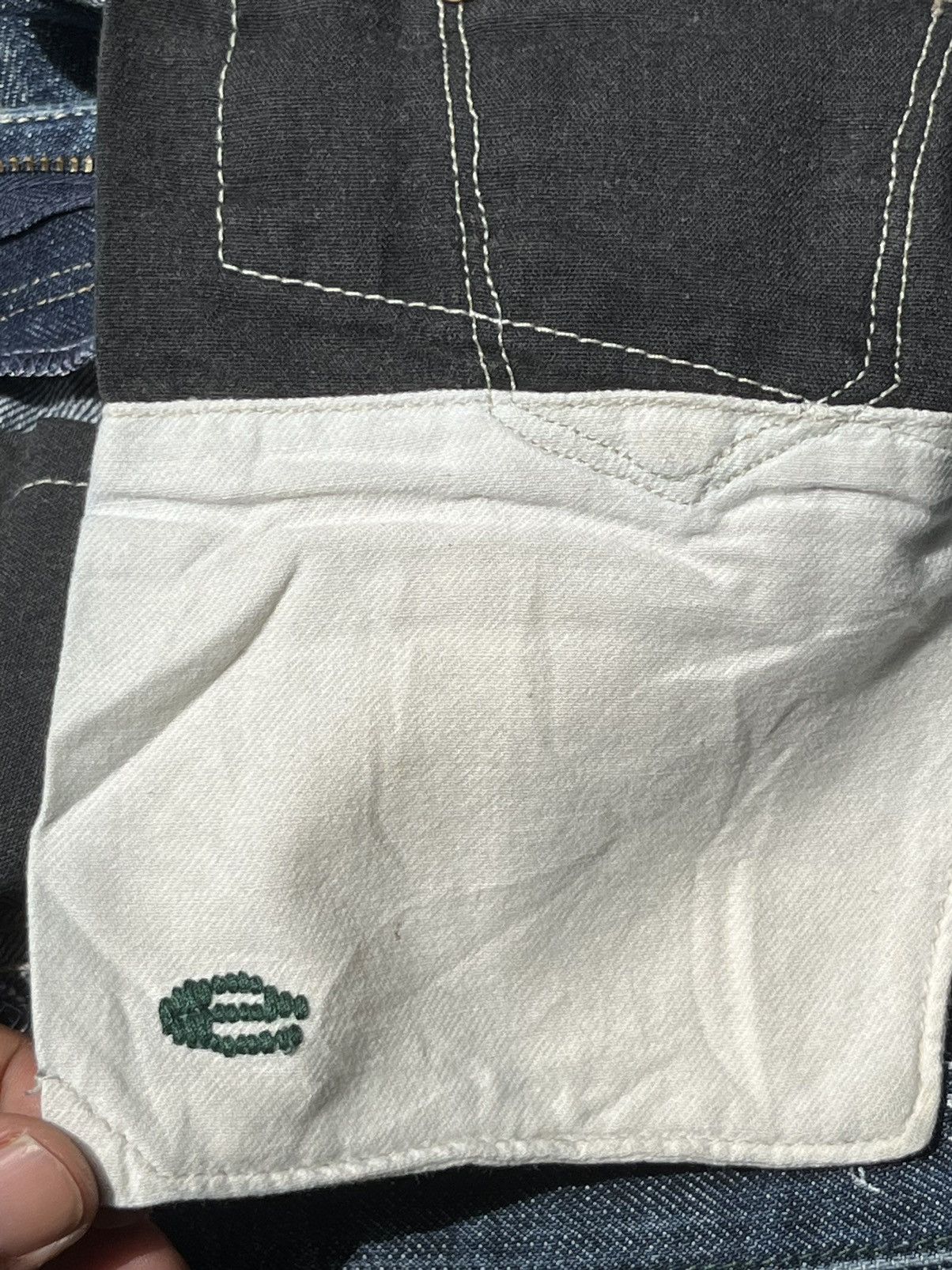 Levi's Vintage Levi’s Capital E Navy Washed Slim Straight Fit Jeans Size US 30 / EU 46 - 12 Thumbnail