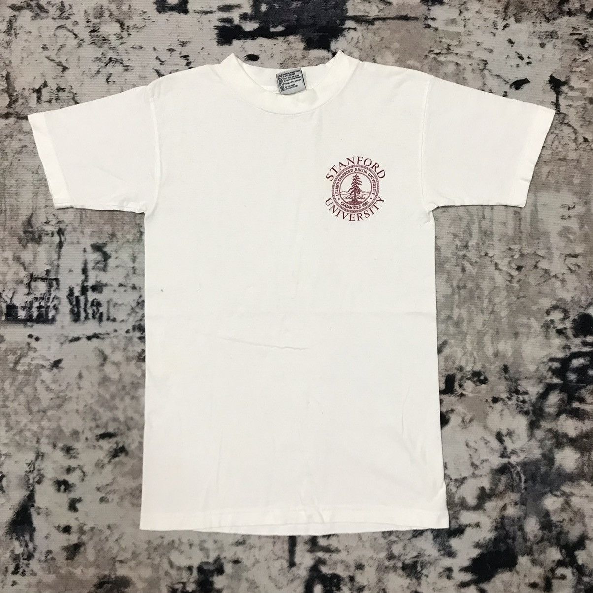 Vintage Vintage Stanford University Small Logo Tshirt Size US XS / EU 42 / 0 - 1 Thumbnail