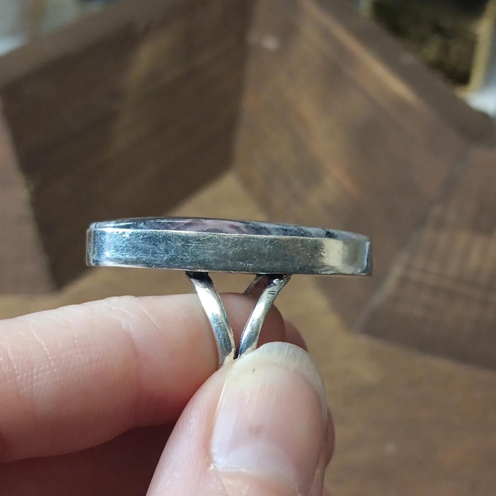 Designer Elegant Porcelain Jasper Stone Ring Size ONE SIZE - 4 Thumbnail