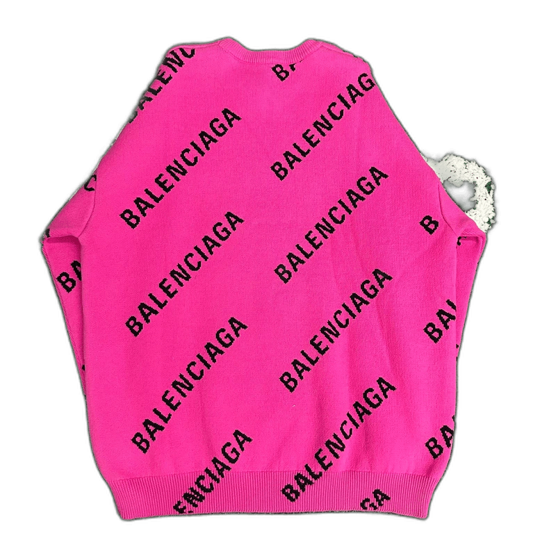 Balenciaga Balenciaga Pink Sweater Size L Size US L / EU 52-54 / 3 - 1 Thumbnail