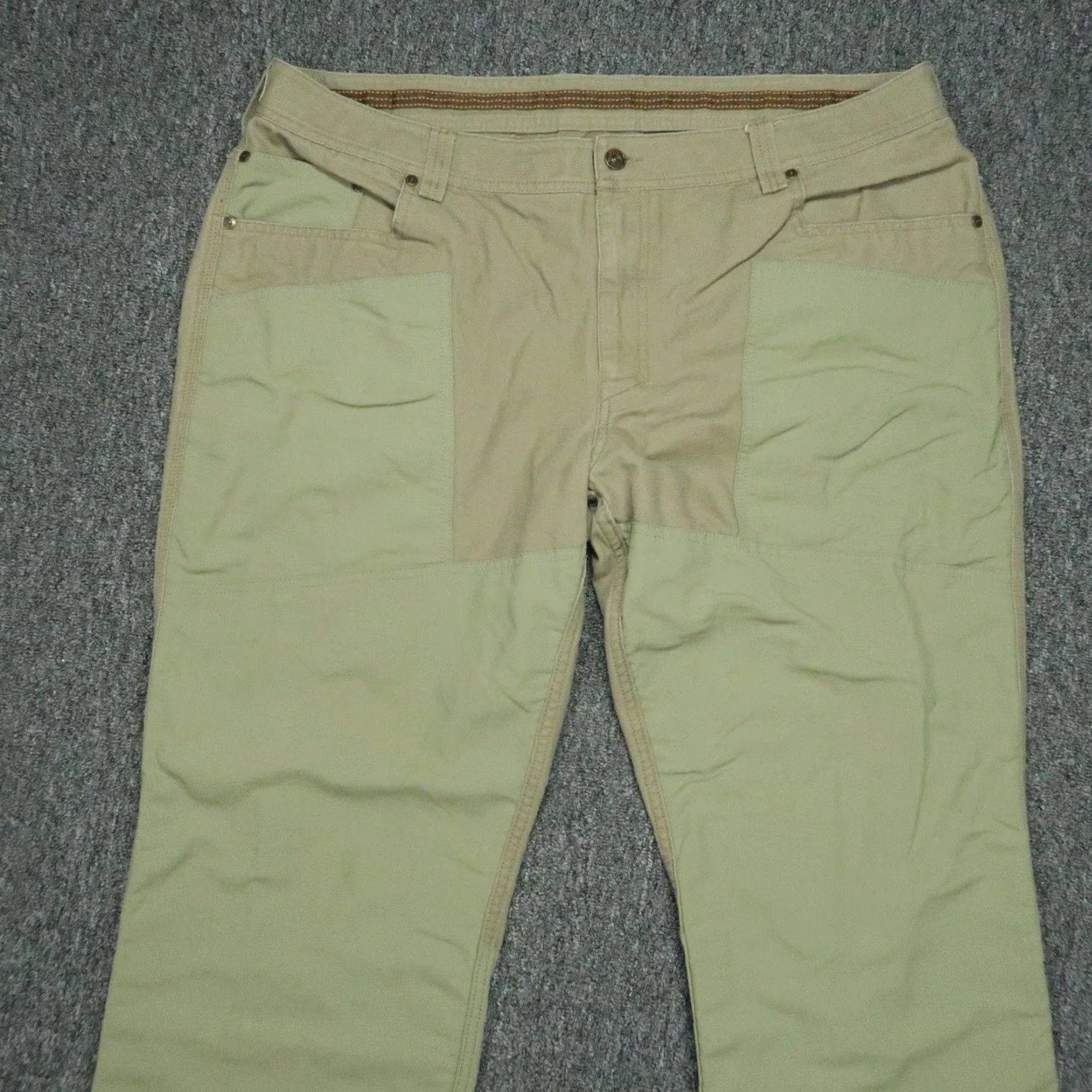 Under Armour VINTAGE Under Armour Workwear Pants Men 40x30 Canvas Reinforced Double Knee Casual Size US 40 / EU 56 - 2 Thumbnail