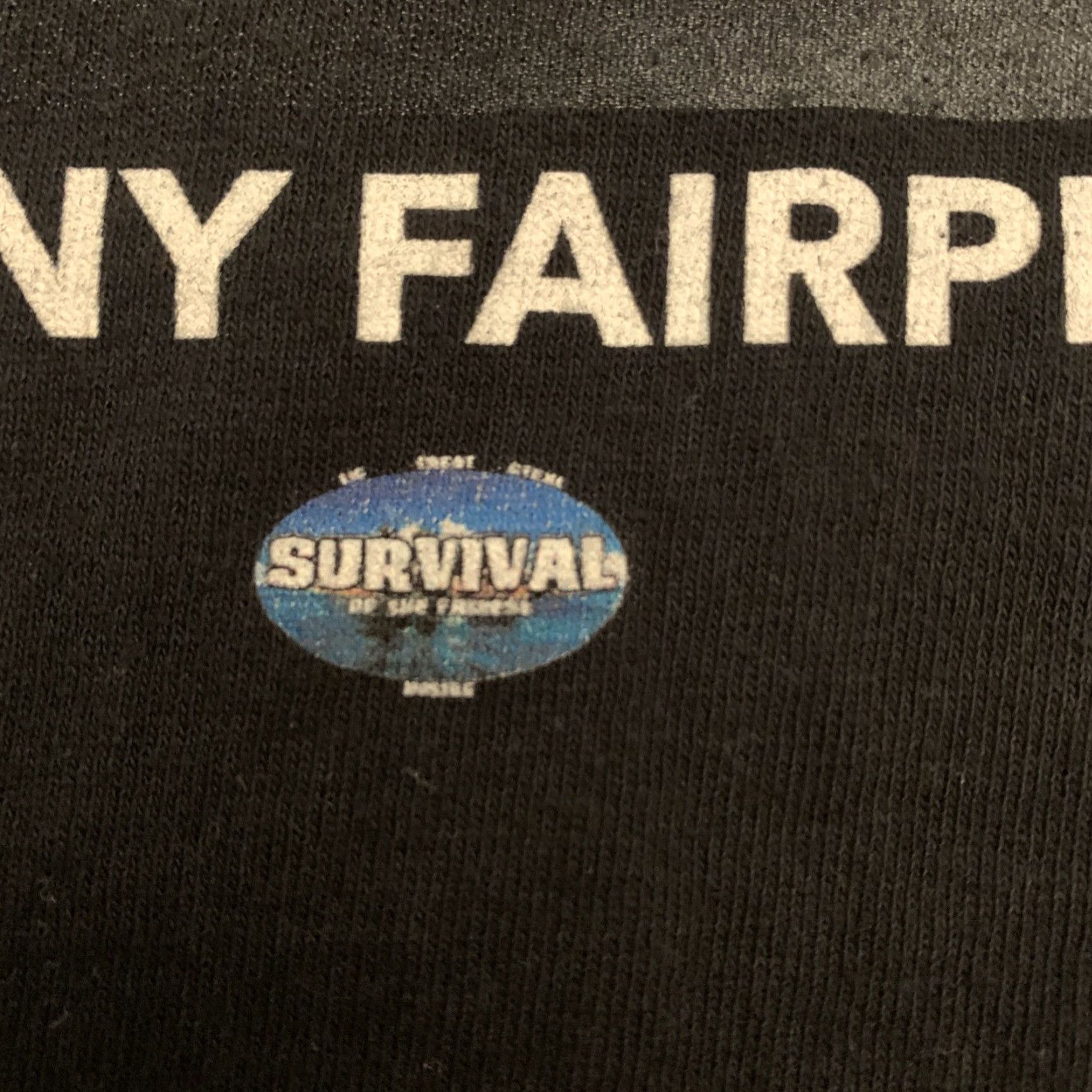 Gildan VINTAGE Jonny Fairplay Survivor T-Shirt Gildan Adult XL Black Rare Pearl Island Mens Size US XL / EU 56 / 4 - 3 Thumbnail