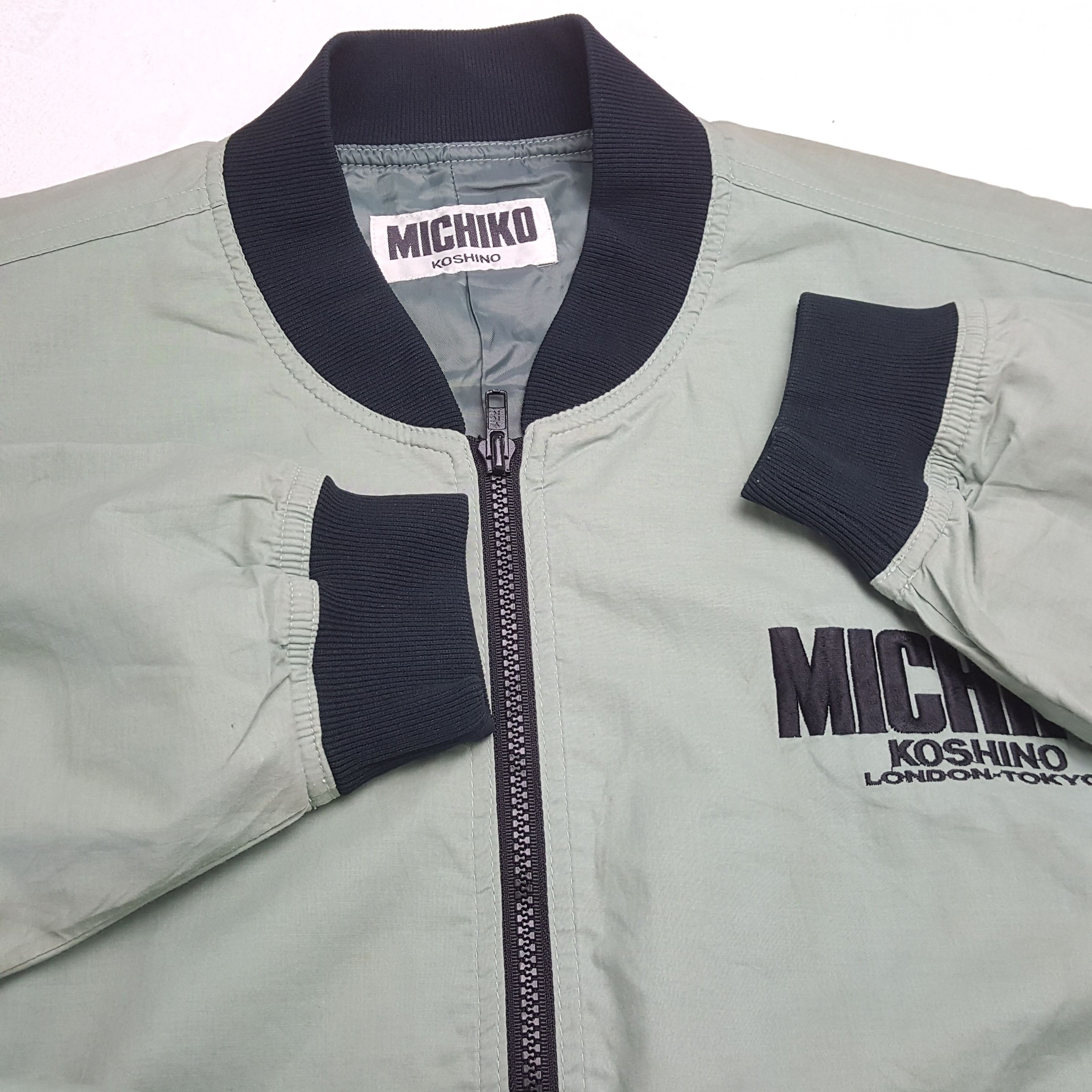 Japanese Brand × Vintage Vintage MICHIKO KOSHINO PUCKA CLOBBA Japan Brand Jacket Size US L / EU 52-54 / 3 - 8 Thumbnail
