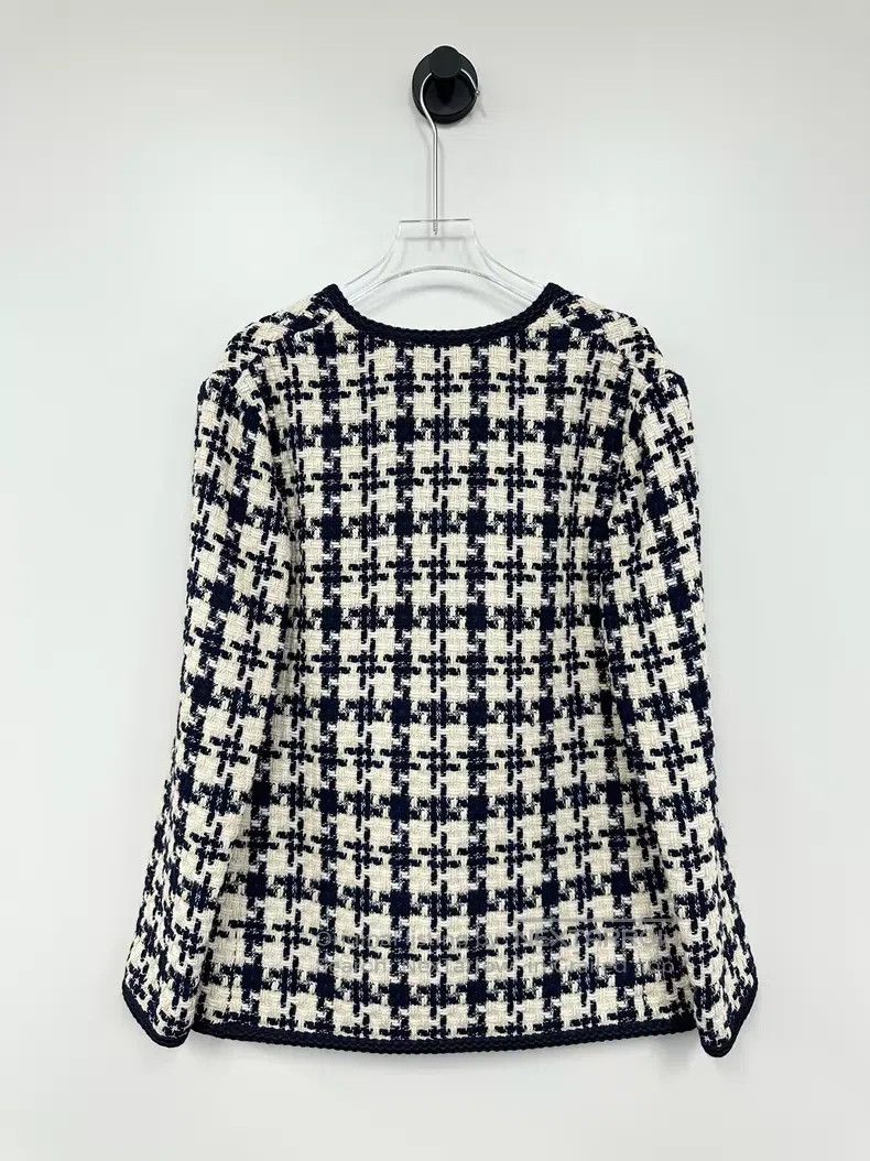 Gucci Gucci Black and white thousand-bird checkered tweed cardig Size XS / US 0-2 / IT 36-38 - 2 Thumbnail