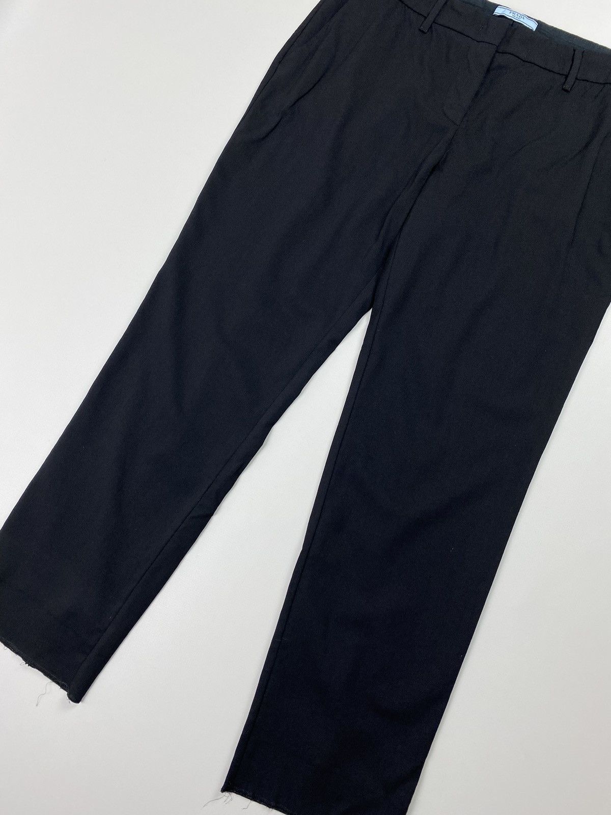 Prada × Vintage Prada Milano ladies wool dress pants trousers size 46 Size 32" / US 10 / IT 46 - 5 Thumbnail