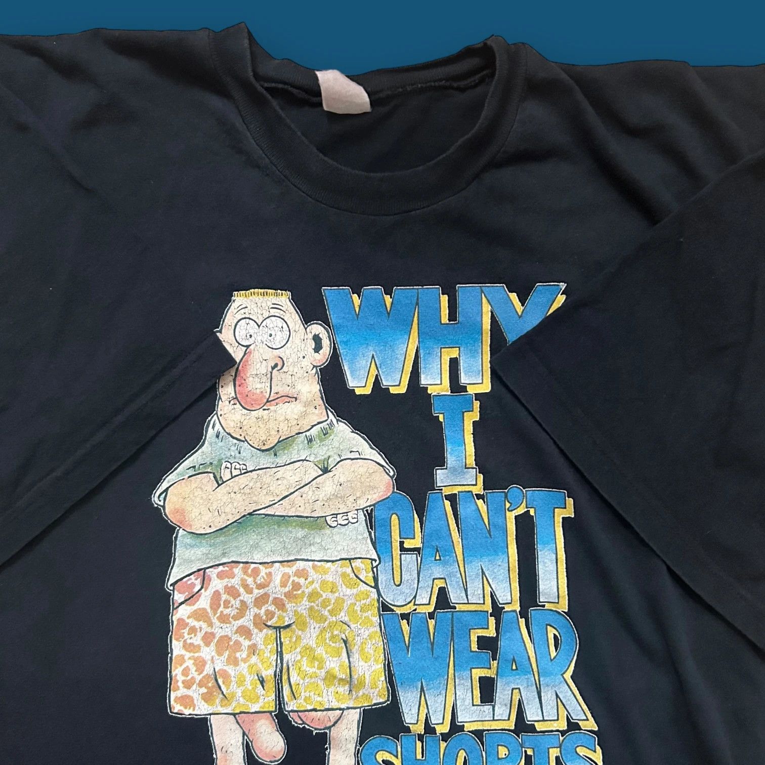 Vintage Vintage 90s Dick Joke T Shirt Size US L / EU 52-54 / 3 - 1 Thumbnail