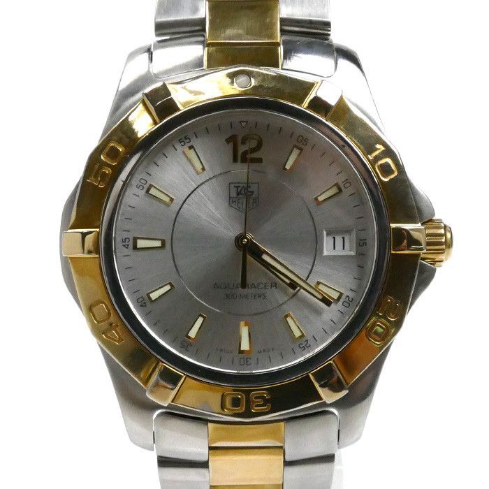 Tag Heuer TAG Heuer TAG HEUER Aquaracer Stainless Steel Watch Metal Quartz WAF1120 Size ONE SIZE - 1 Thumbnail