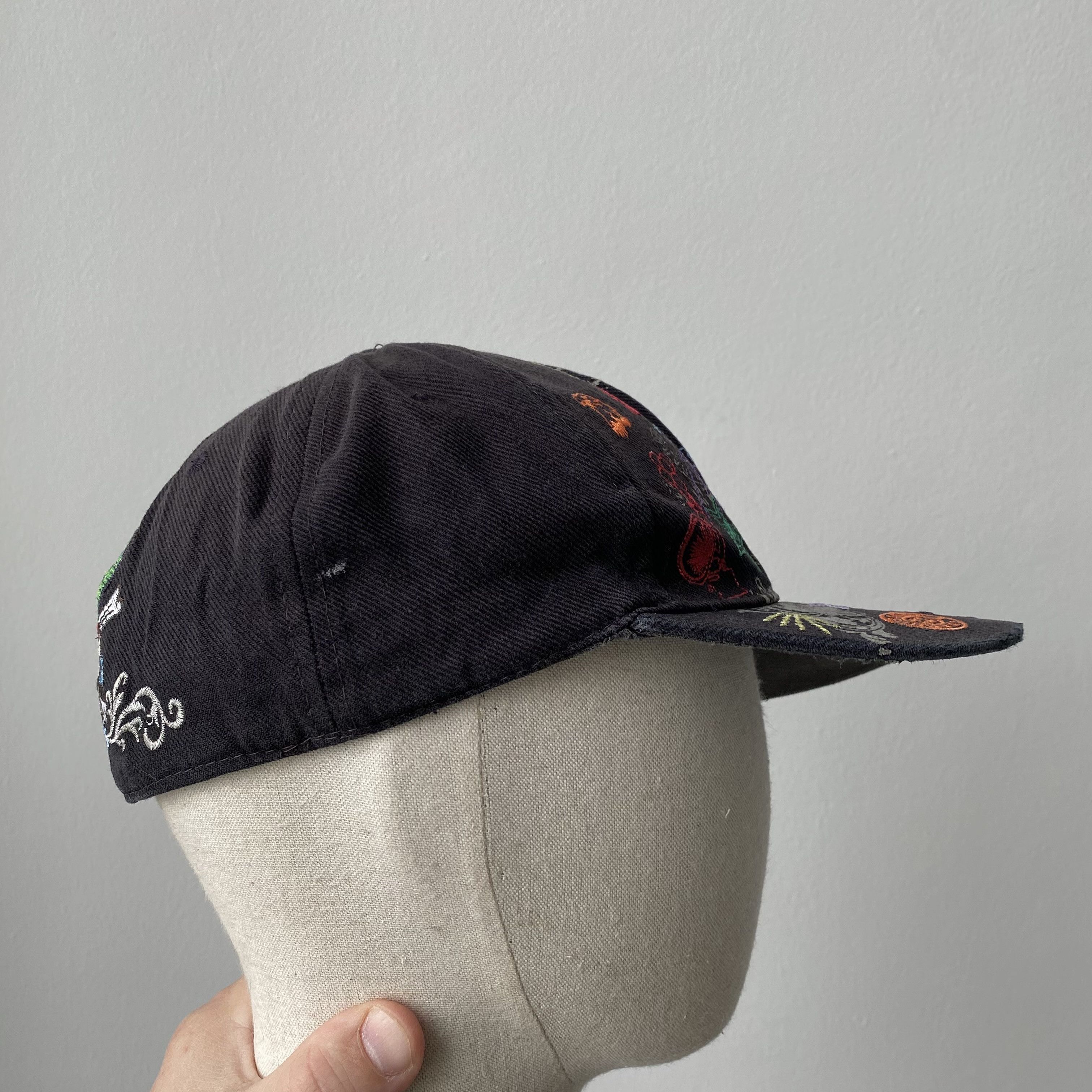 Ed Hardy Vintage Ed Hardy style skull logo Cap Y2K hat Size ONE SIZE - 4 Thumbnail