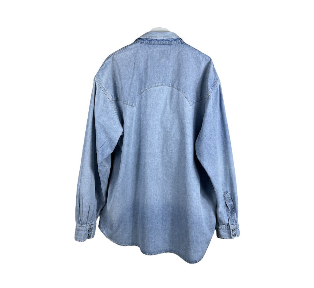 Lee × Vintage Vintage Lee Riders distressed denim thrashed cowboy shirt Size US L / EU 52-54 / 3 - 2 Thumbnail