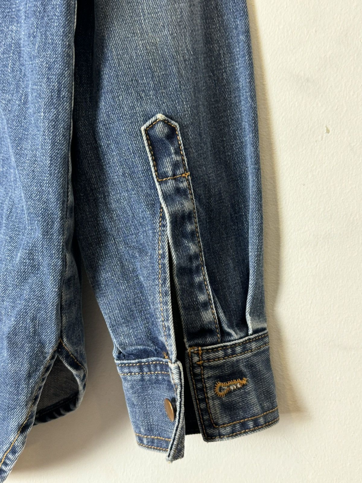 Off-White OFF-WHITE Signature Logo Denim Jacket Size US S / EU 44-46 / 1 - 8 Thumbnail