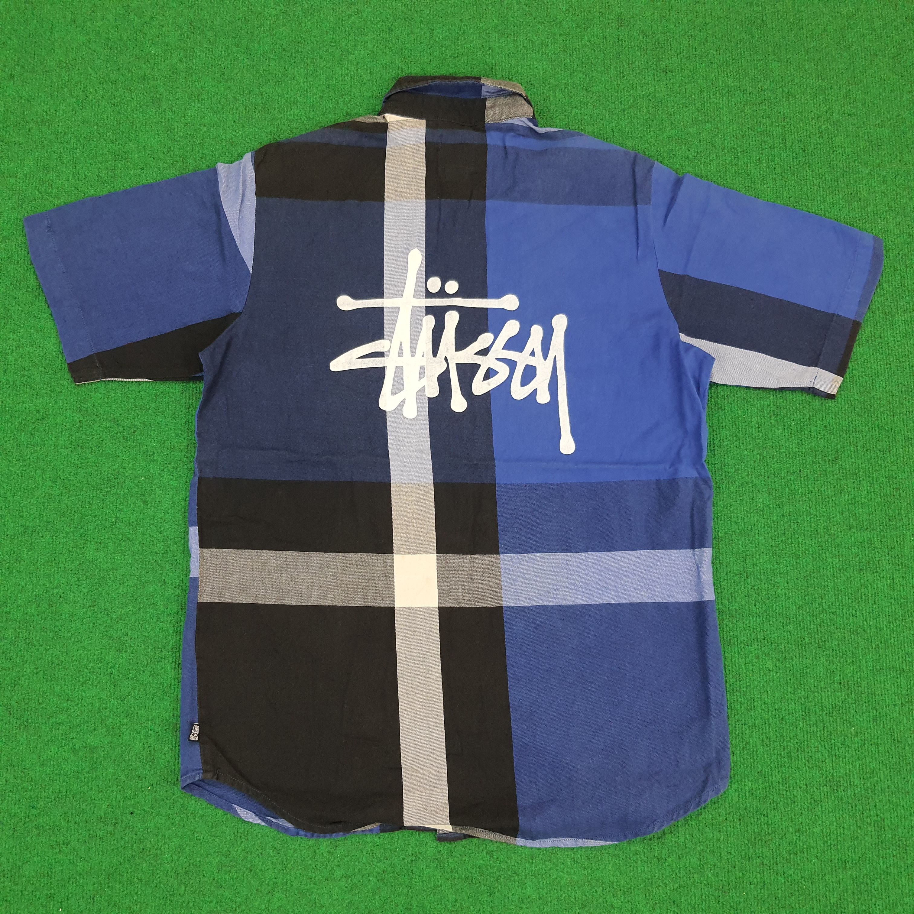 Stussy Vintage Stussy Logo Custom Back Hit Shirt Size US M / EU 48-50 / 2 - 1 Thumbnail