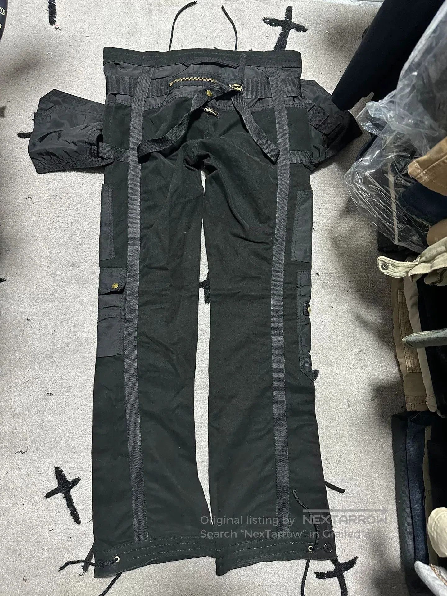 Jean Paul Gaultier Jean Paul Gaultier Bondage Cargo Pants. Size US 44 / EU 60 - 2 Thumbnail