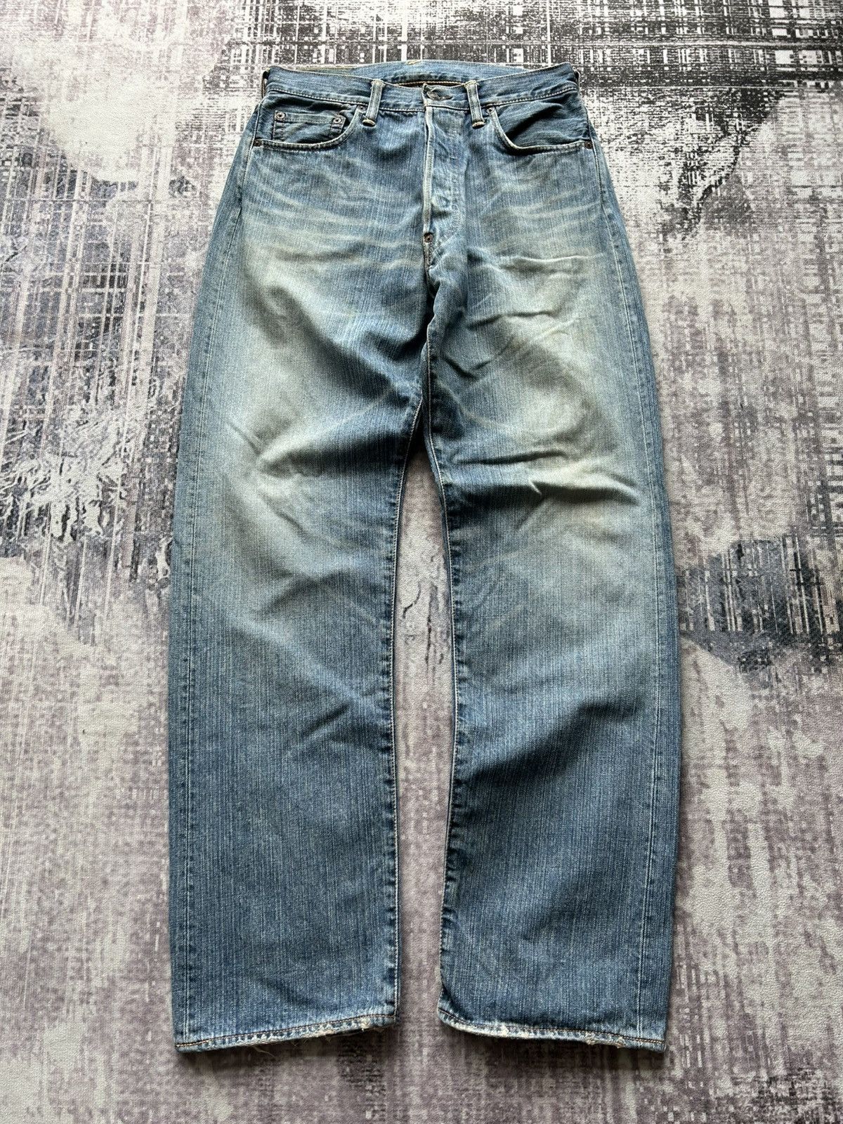 Evisu Evisu Double Iconic Logo Jeans Size US 29 - 5 Thumbnail