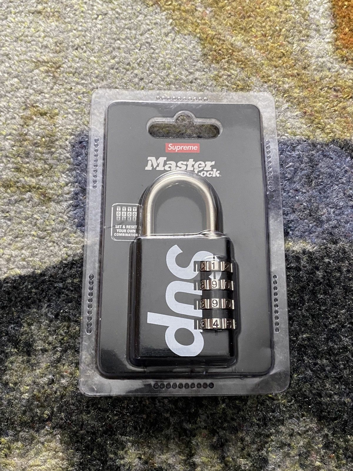 Supreme Supreme Masterlock Numeric Lock Black | Grailed