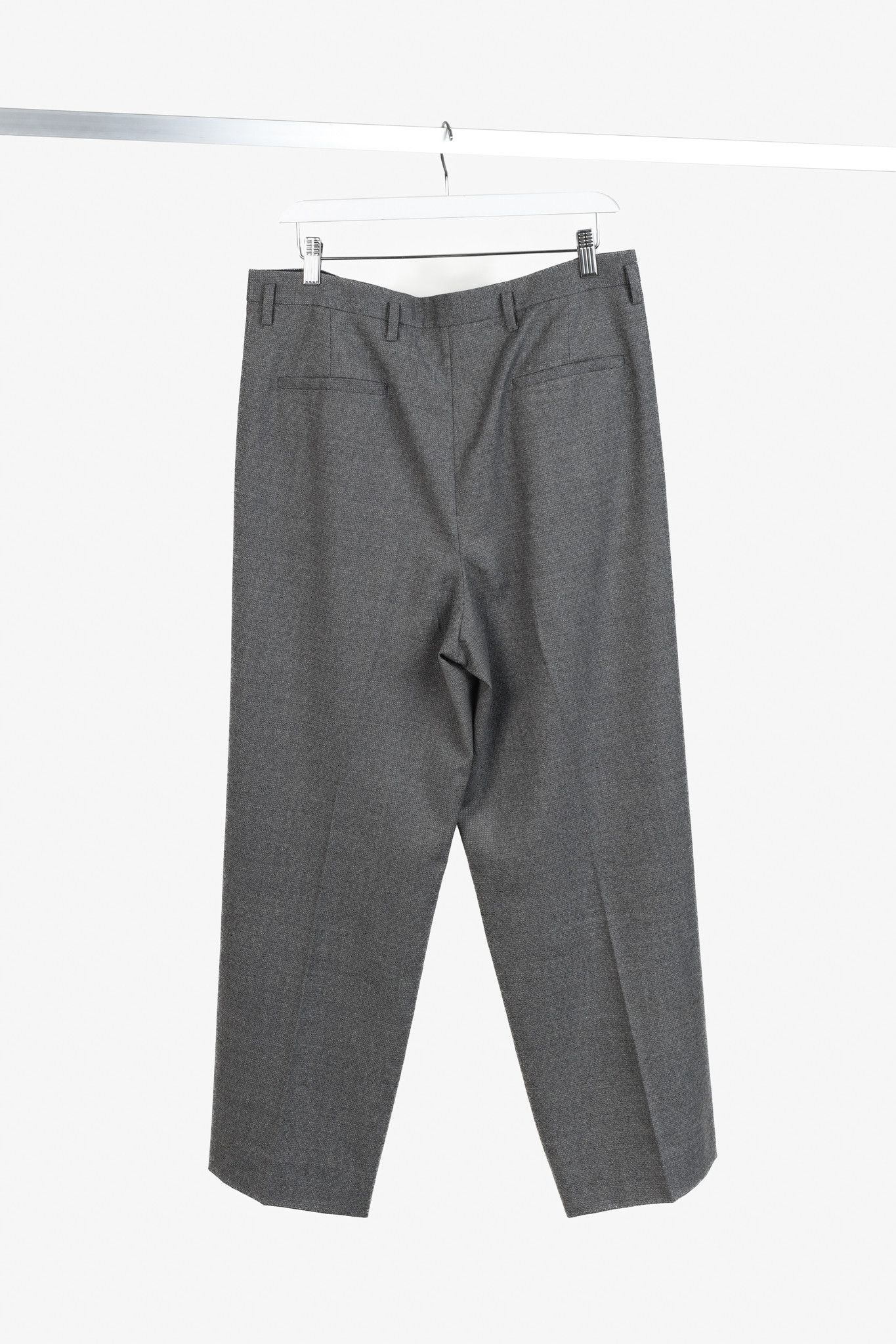 The Row The Row Grey Wide Leg Pleated Trouser Pants Size 30" / US 8 / IT 44 - 2 Thumbnail