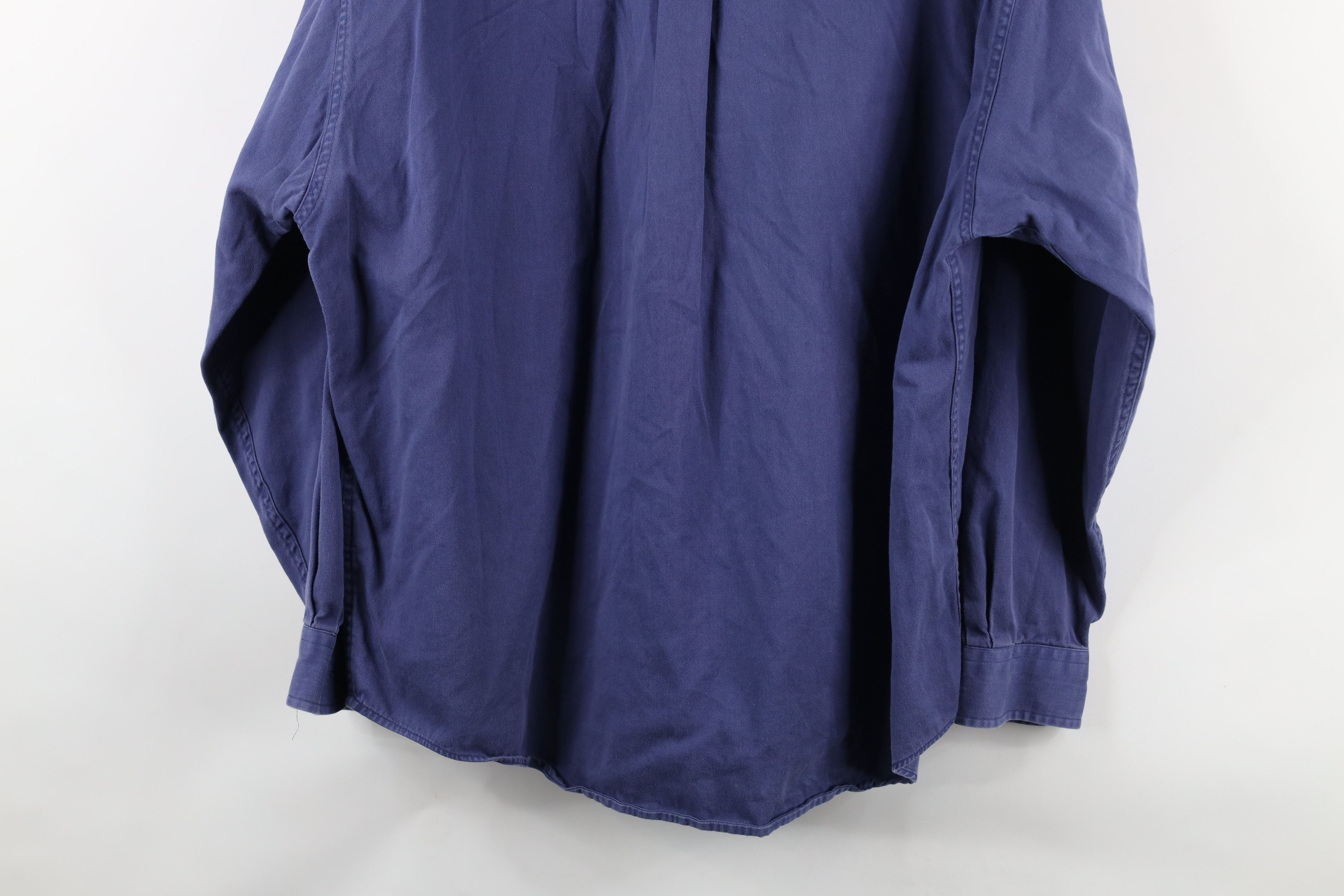 Eddie Bauer × Vintage Vintage 90s Eddie Bauer Heavyweight Twill Button Down Shirt Size US L / EU 52-54 / 3 - 11 Thumbnail