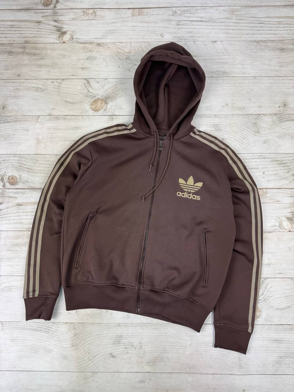 Vintage Adidas Track Jacket Hooded 00s Balenciaga Style Y2K